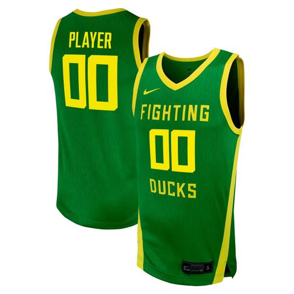 Oregon Ducks NIL Pick-A-Player Men's Basketball Replica Jersey - Green