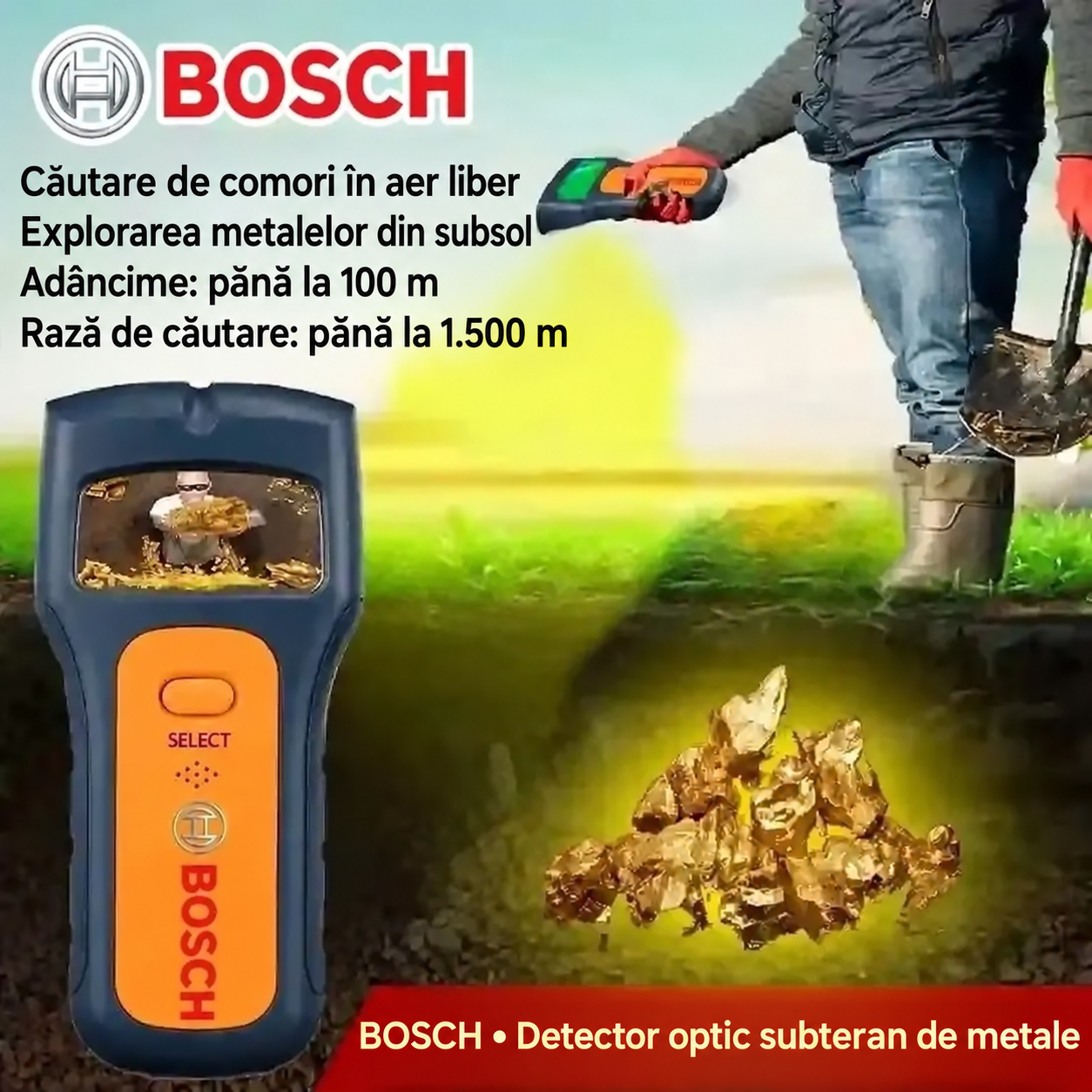 Detector de metale BOSCH