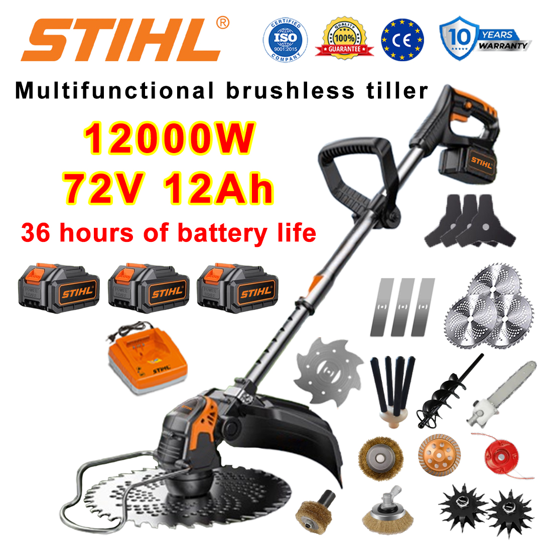 Mașină de tuns iarba multifuncțională fără perii STIHL 15000W cu litiu-ion