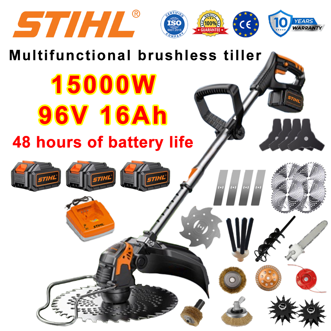 Mașină de tuns iarba multifuncțională fără perii STIHL 15000W cu litiu-ion