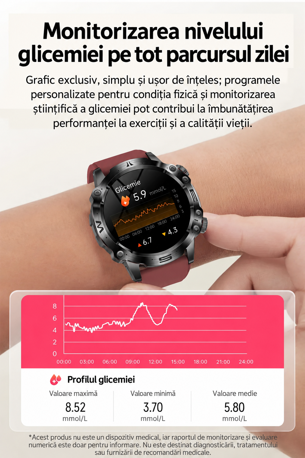 Detalii și funcții ale ceasului inteligent — imaginea 9