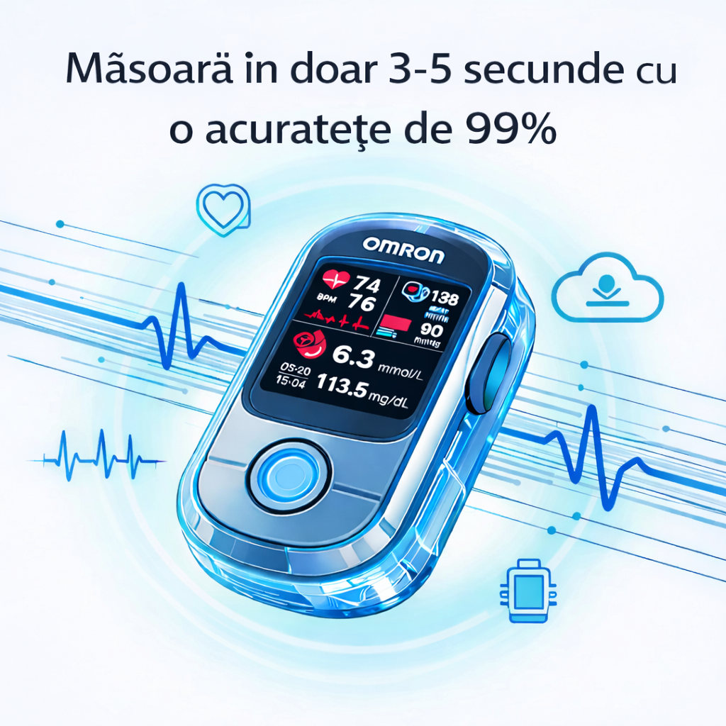 🔥 Az Omron™ 2026-ban piacra dobja új, nem invazív, intelligens vércukormérőjét 🔥