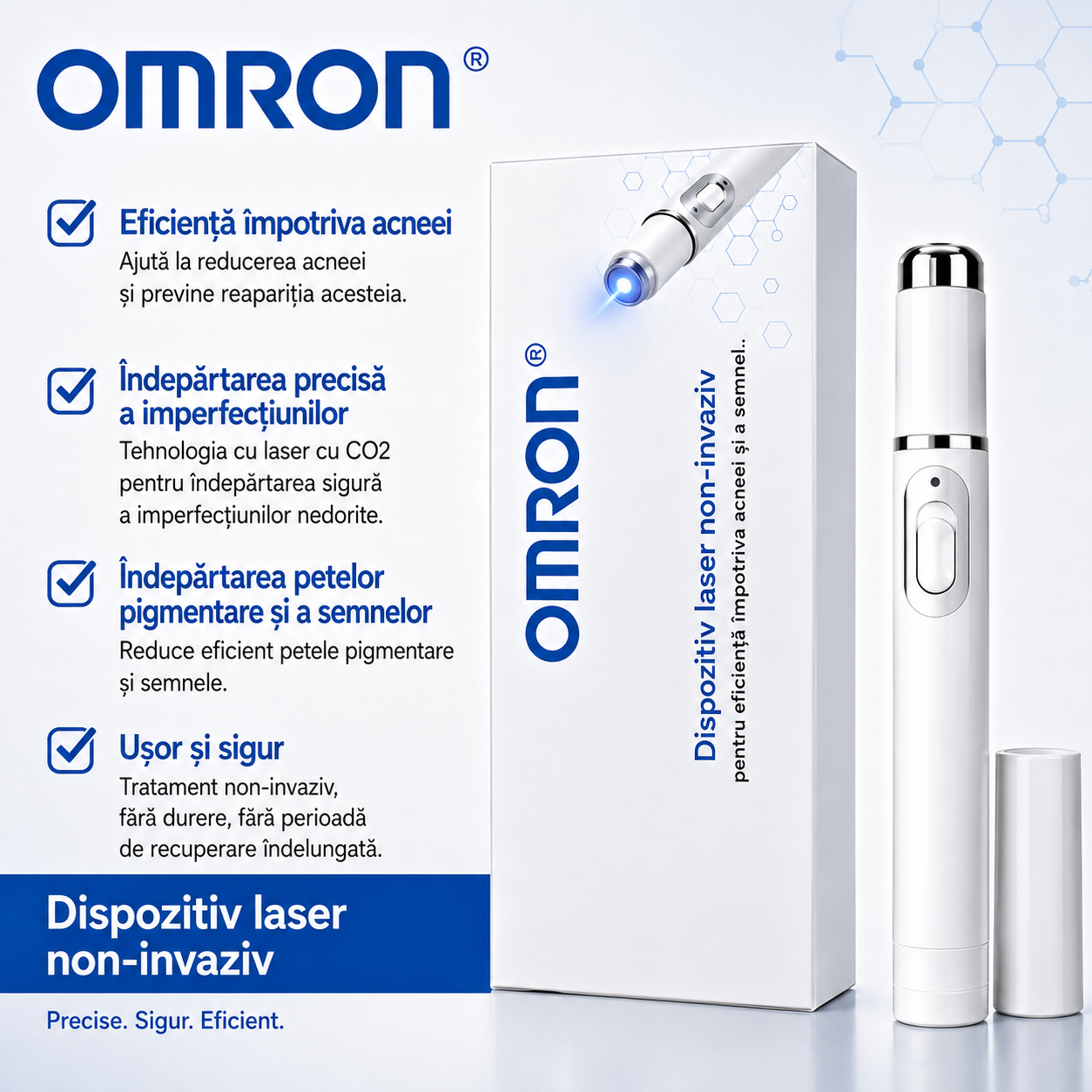 Omron® non-invazív anyajegy- és szemölcseltávolító lézertoll✨
