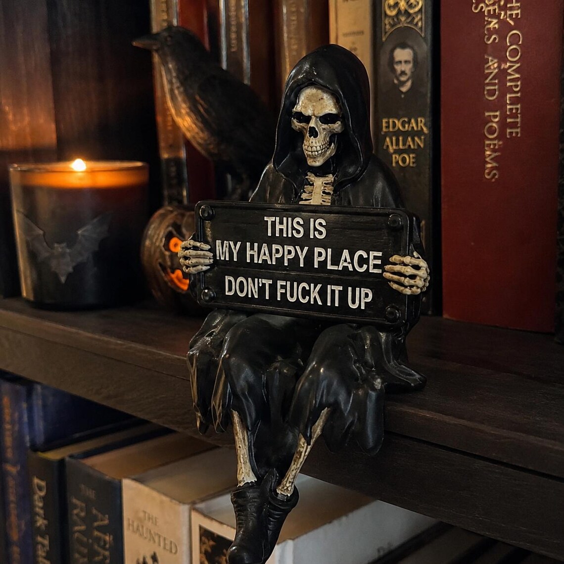 Gothic skull ornament