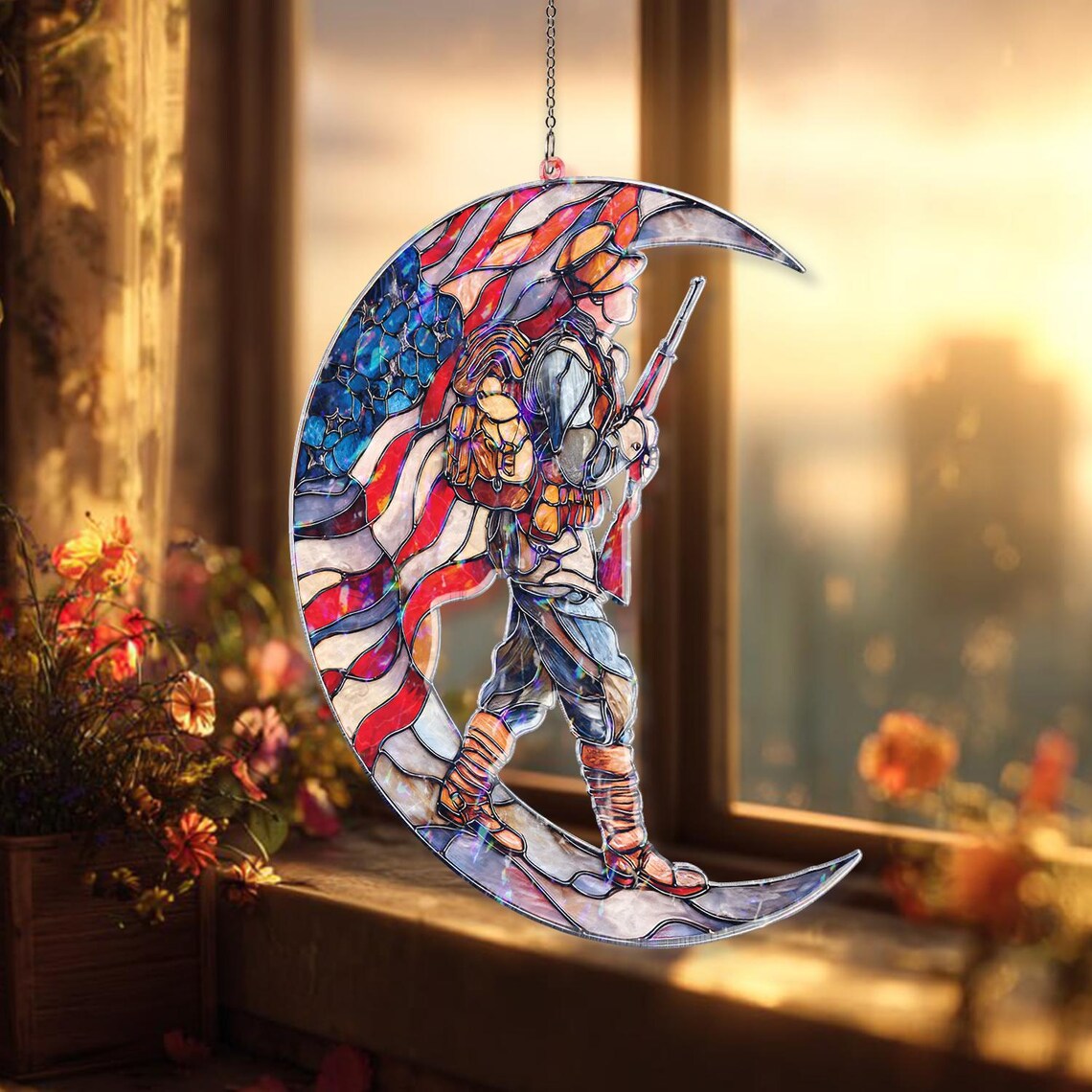 Soldier Acrylic Suncatcher
