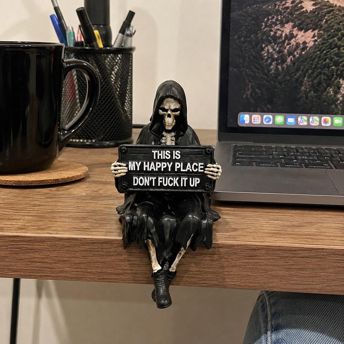 Gothic skull ornament