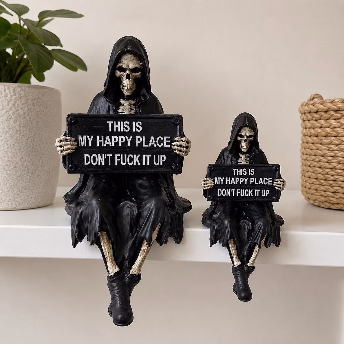 Gothic skull ornament