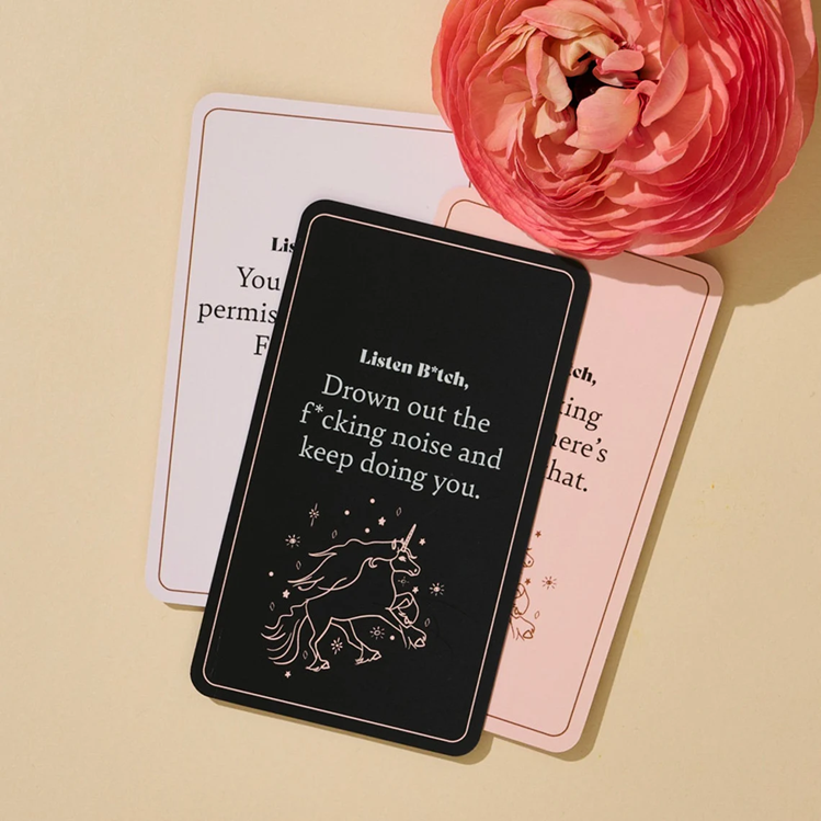 Listen B*tch Affirmation Cards