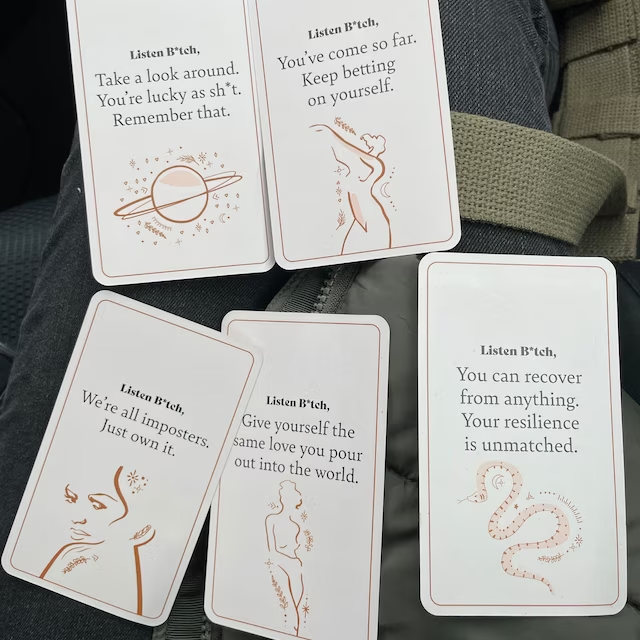 Listen B*tch Affirmation Cards