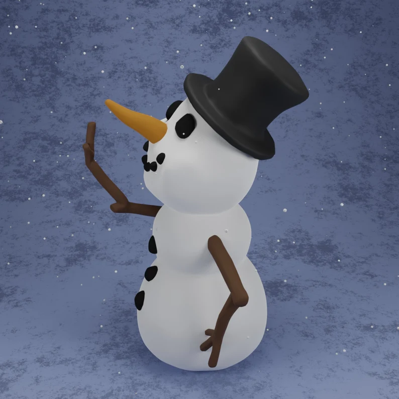 Rudy the Rude Snowman