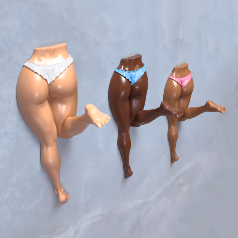 The Bikini Sculptural Wall Hook