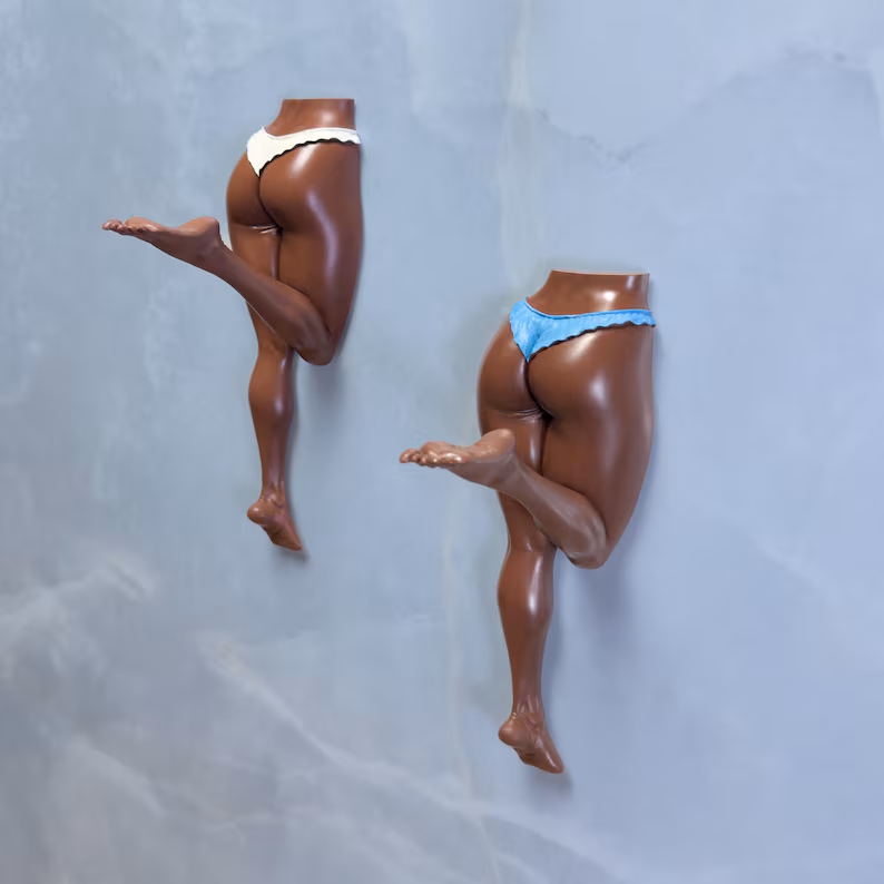 The Bikini Sculptural Wall Hook