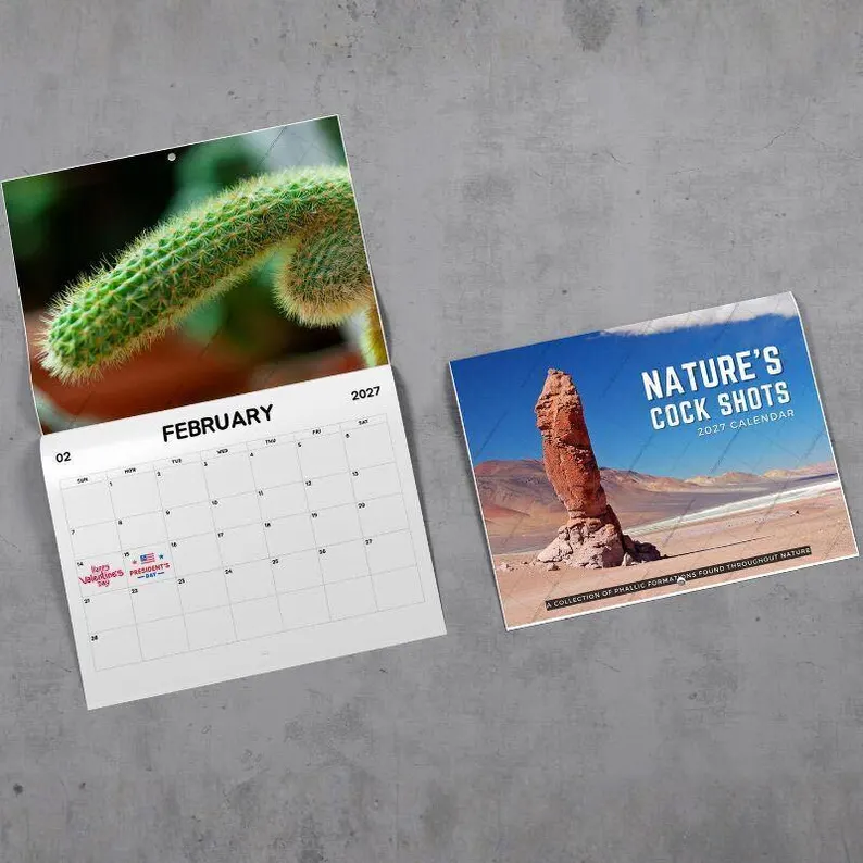 Nature's C*ck Shots 2027 Calendar 