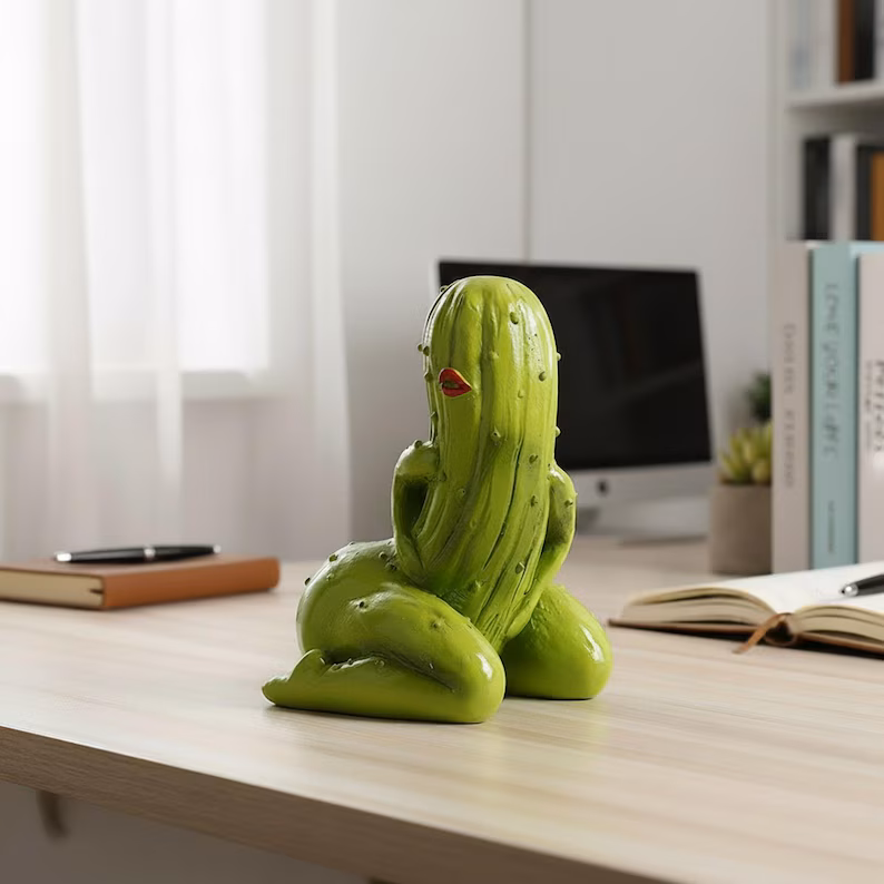 Funny Pickle Figurine