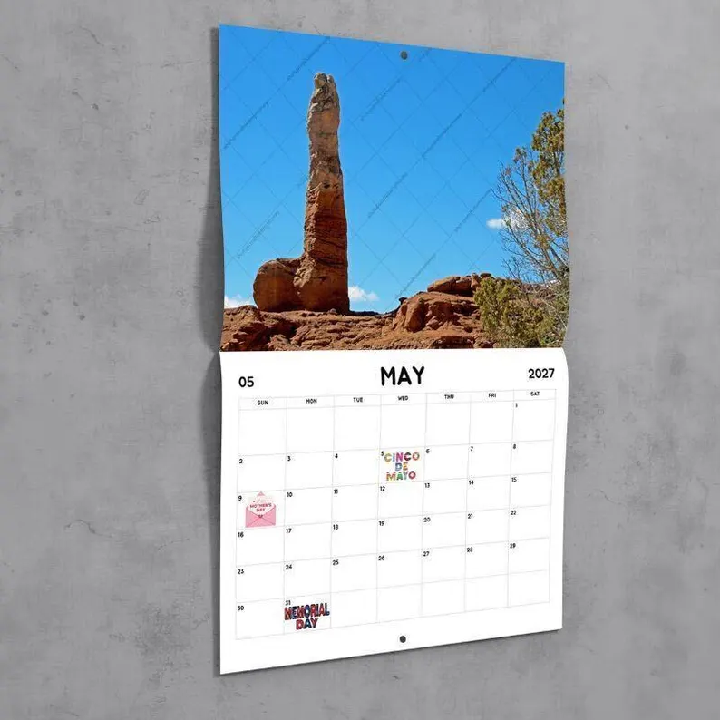 Nature's C*ck Shots 2027 Calendar 