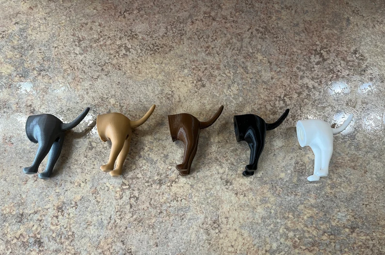 Pooping Dog Butt Toothpaste Topper