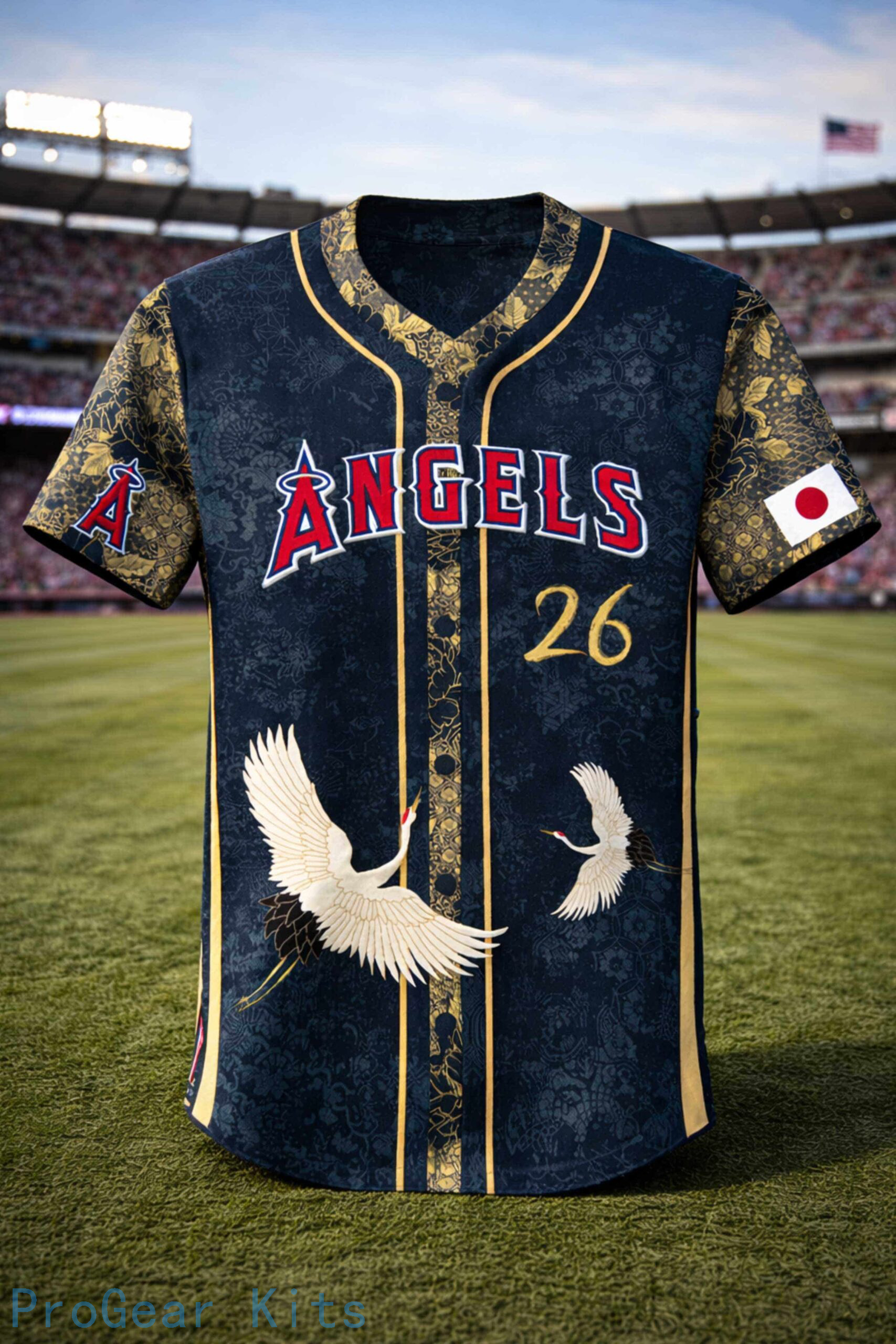 Angels Japanese Unknown Jersey