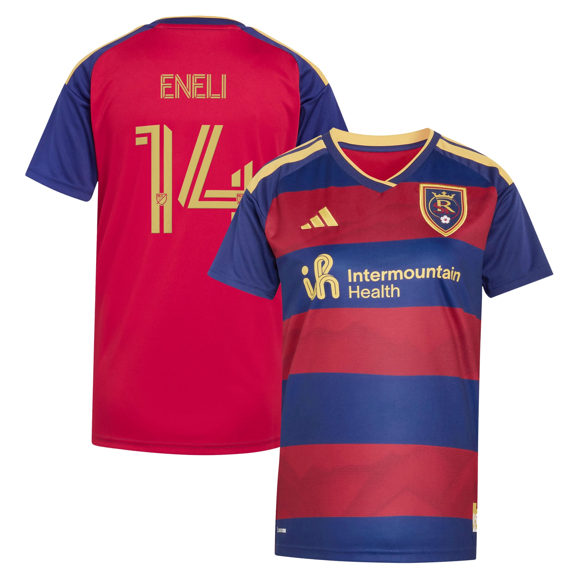 Emeka Eneli Real Salt Lake 2026 Dna Kit Replica Player Jersey Red Men