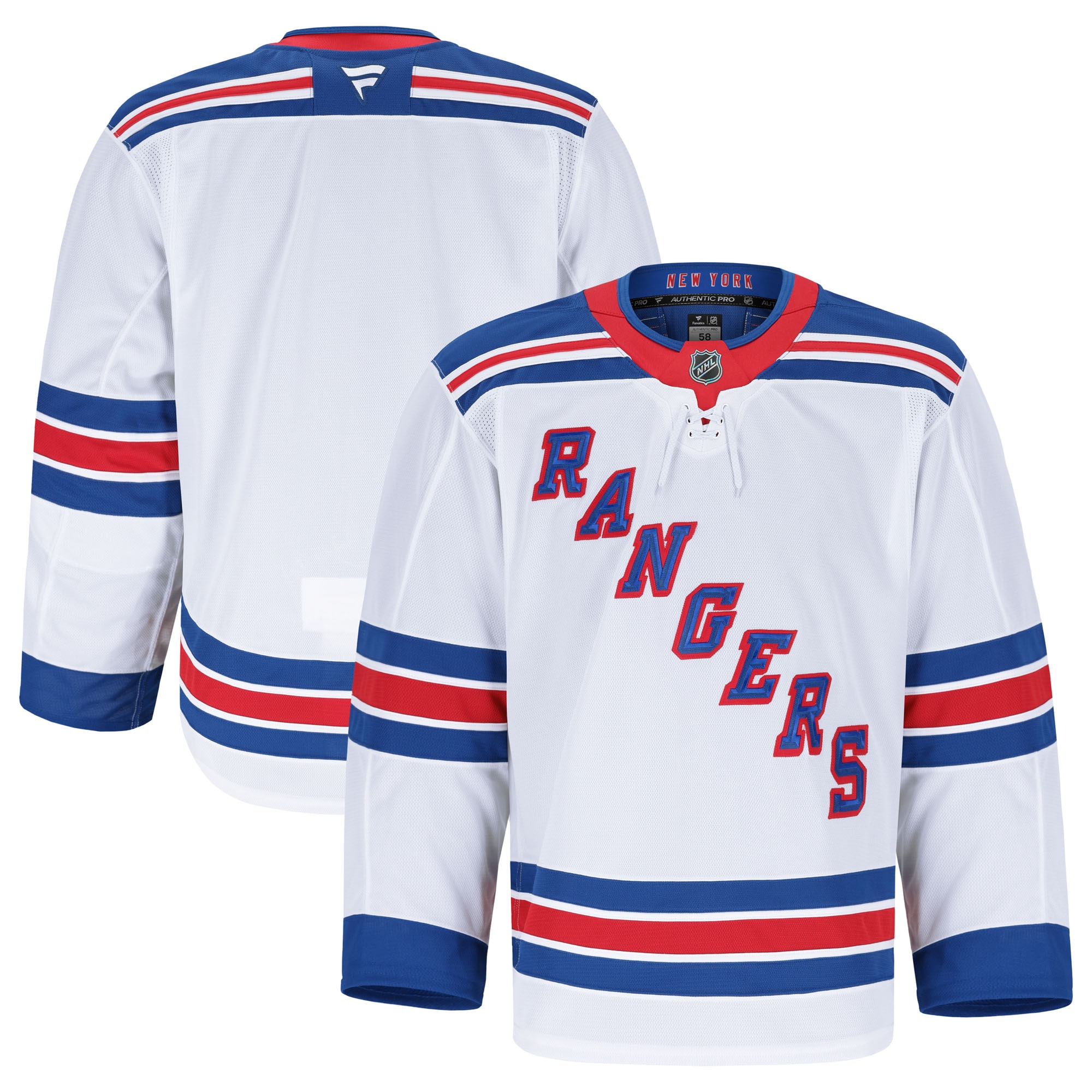 New York Rangers Away Pro Jersey White