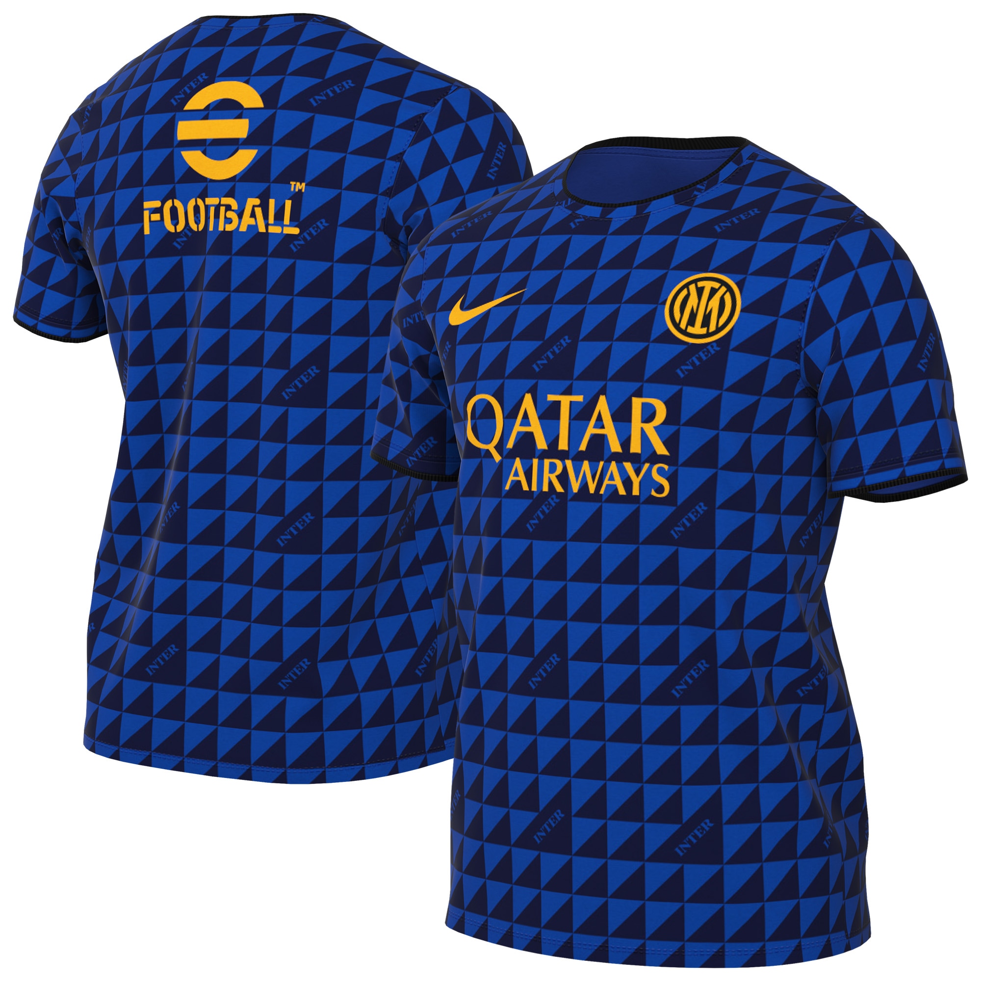 Inter Milan 2026/27 Away Pre Match Top Blue