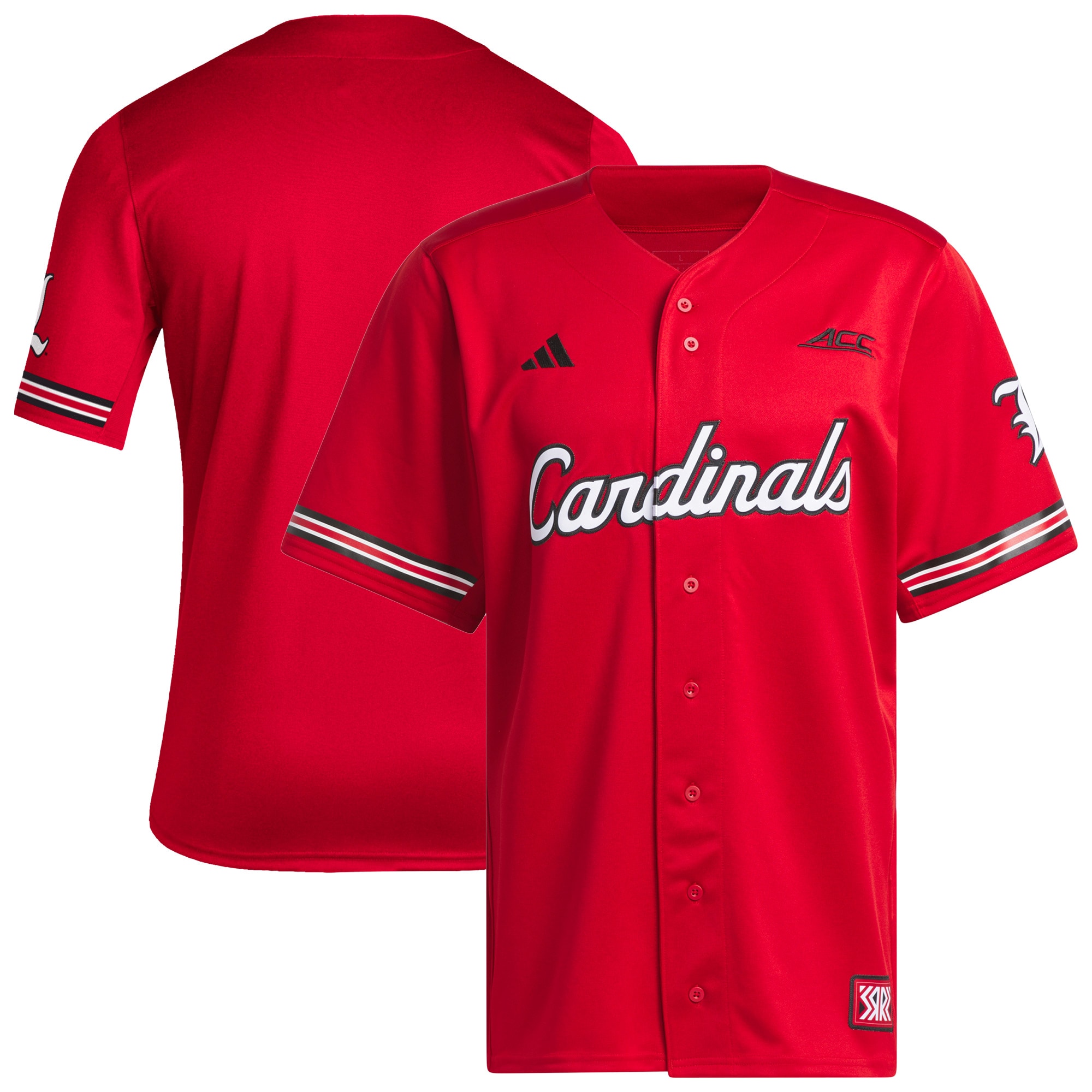 Louisville Cardinals Reverse Retro Replica Baseball Jersey Red