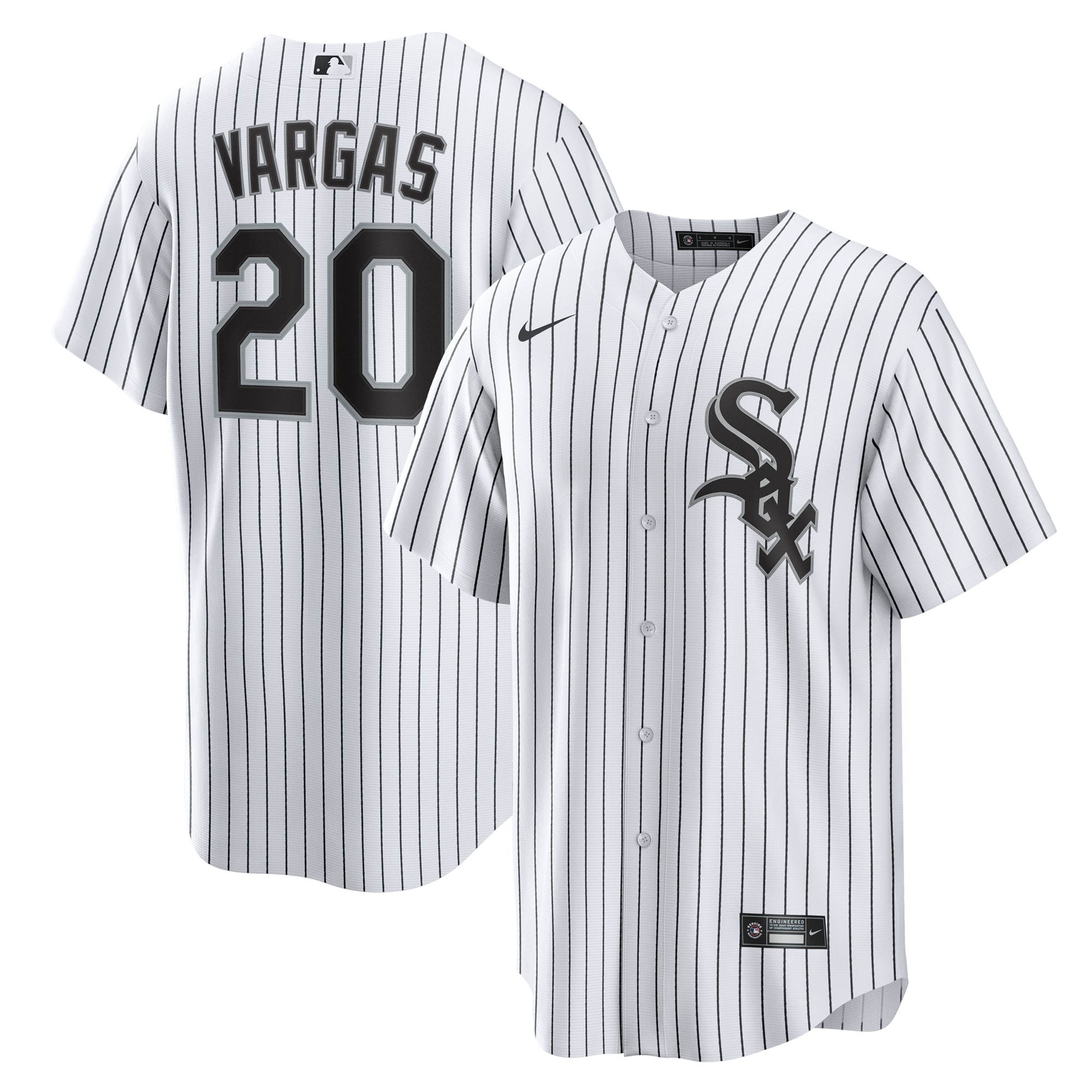 Miguel Vargas Chicago White Sox Home Replica Jersey White
