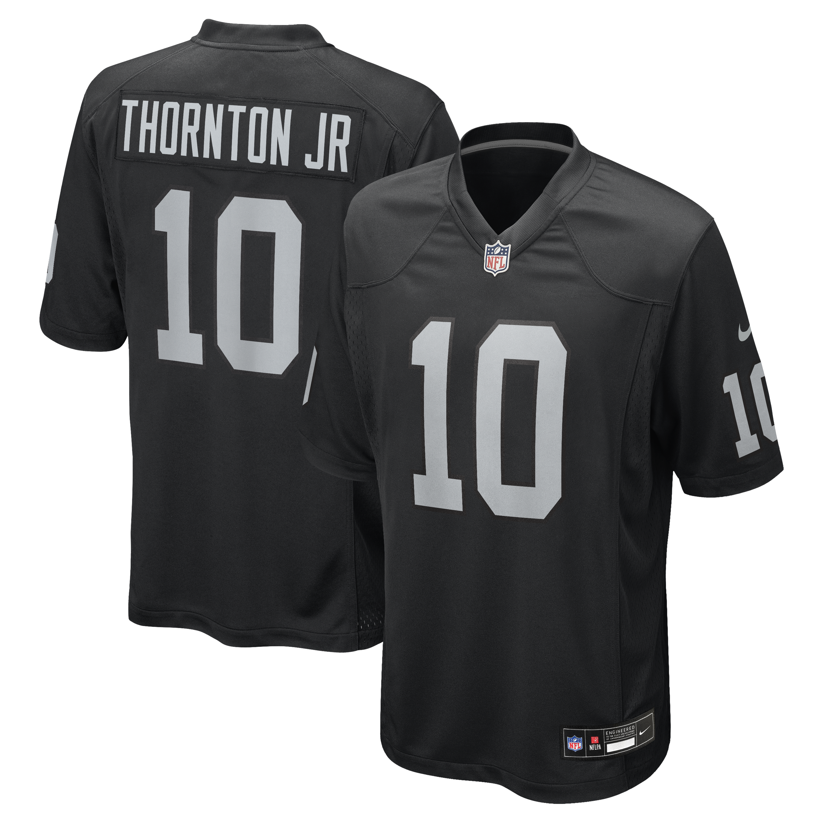 Dont E Thornton Jr Las Vegas Raiders Team Game Jersey Black