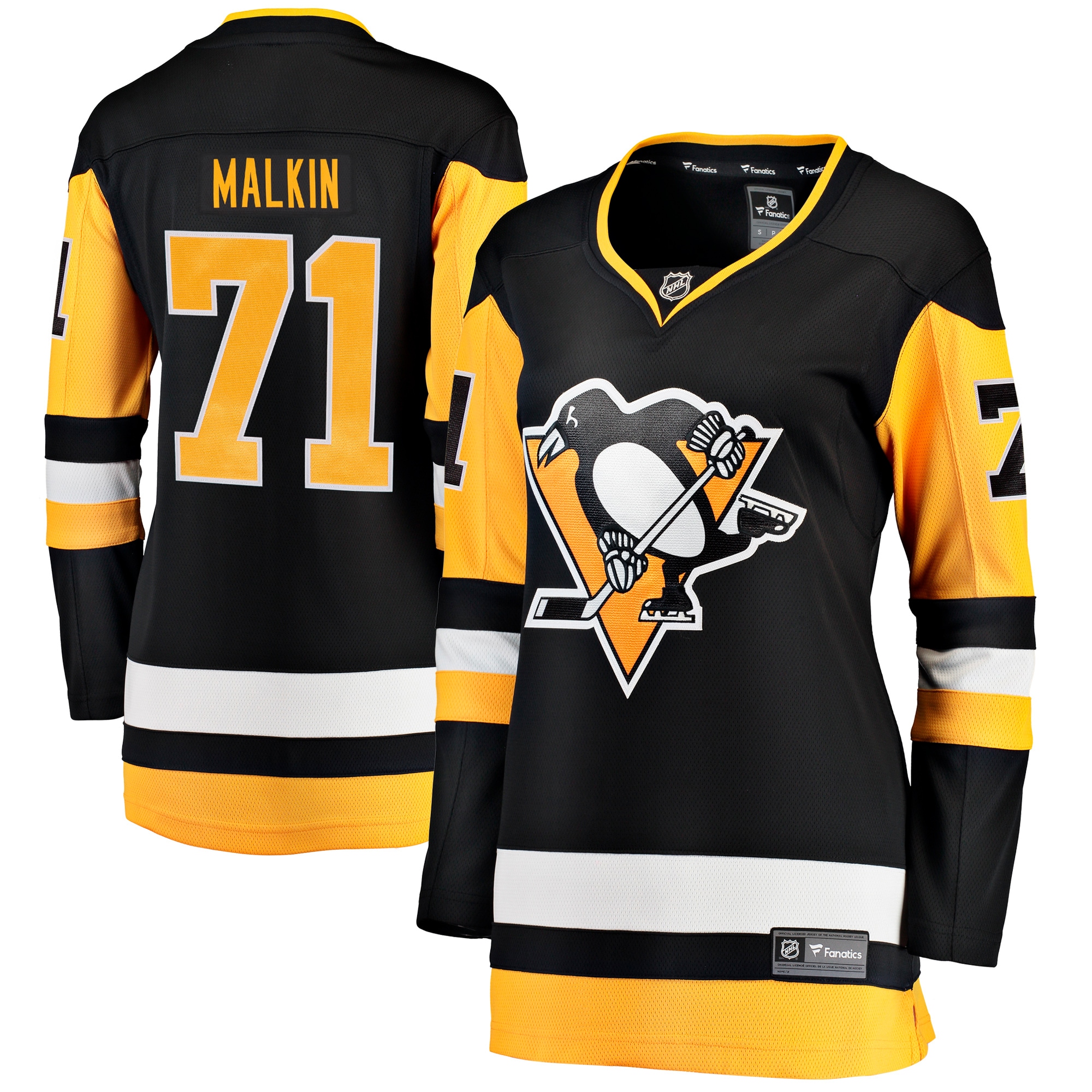 Evgeni Malkin Pittsburgh Penguins Women S Home Breakaway Player Jersey Black
