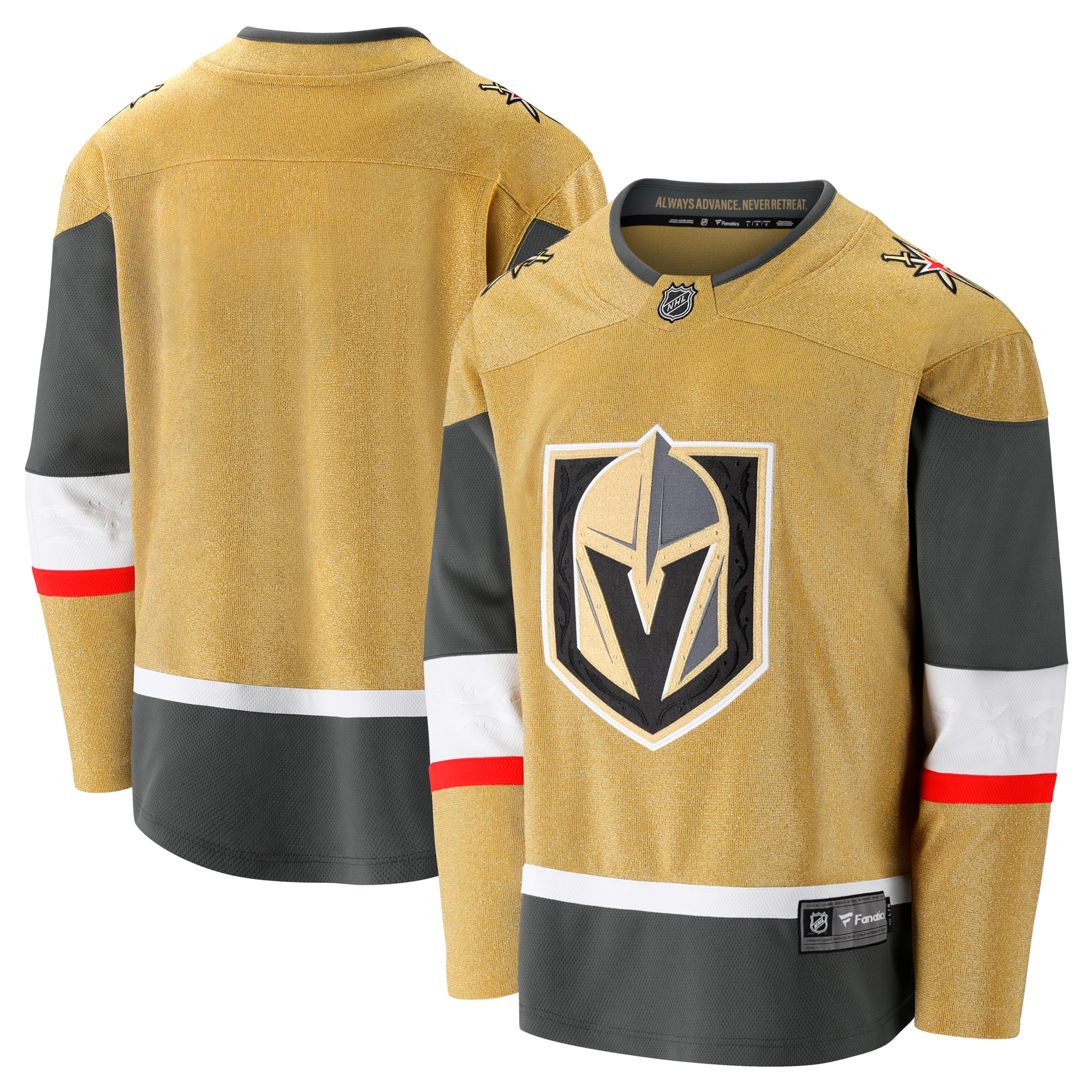 Vegas Golden Knights Home Breakaway Jersey Gold