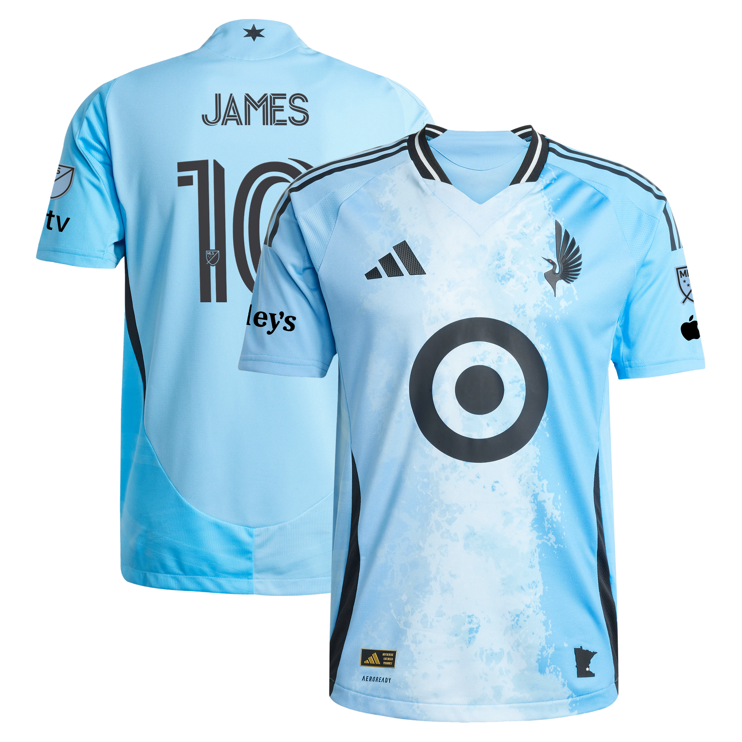 James Rodriguez Minnesota United Fc 2025 Convergence On Field Jersey Blue