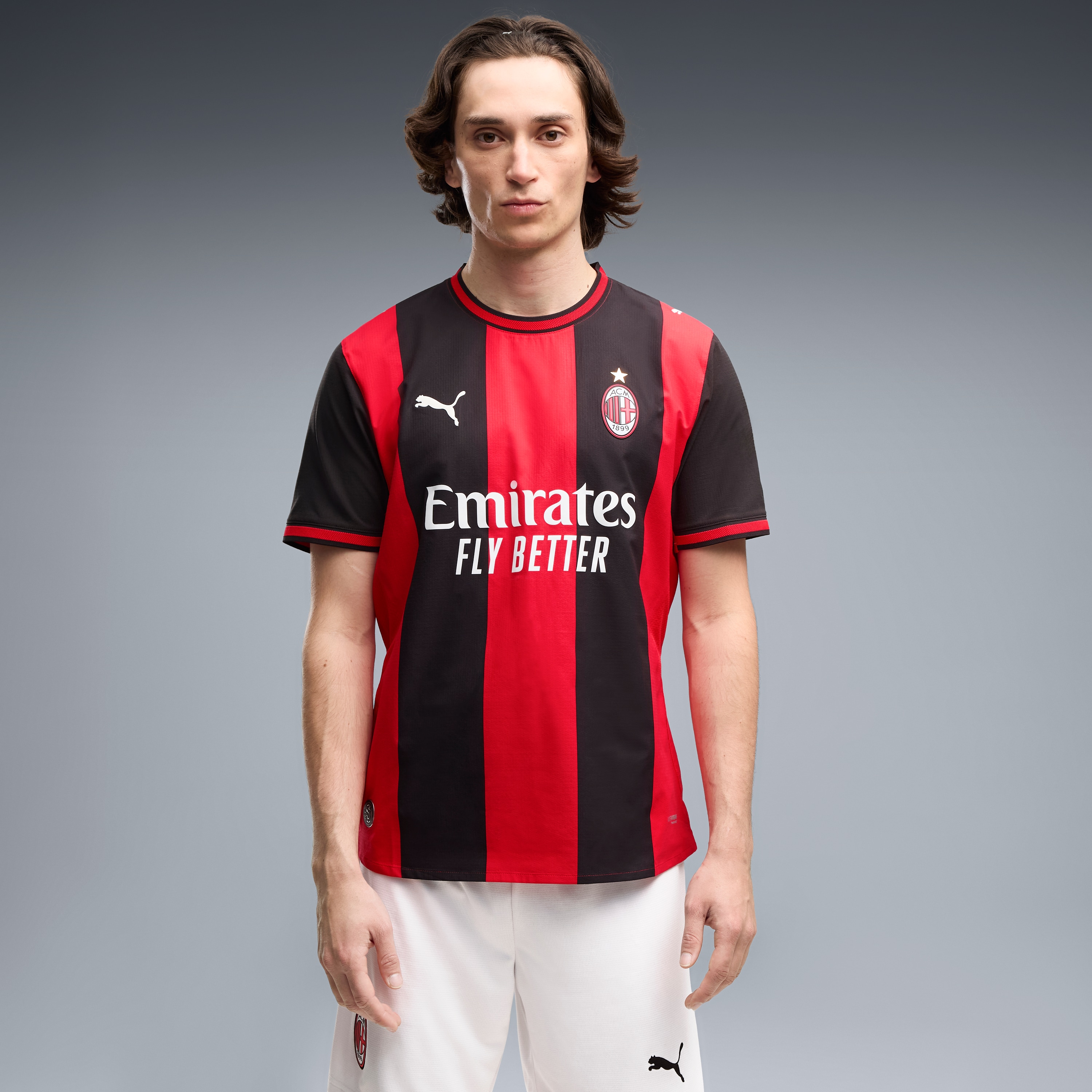 Ac Milan 2026/27 Home On Field Jersey Black Red