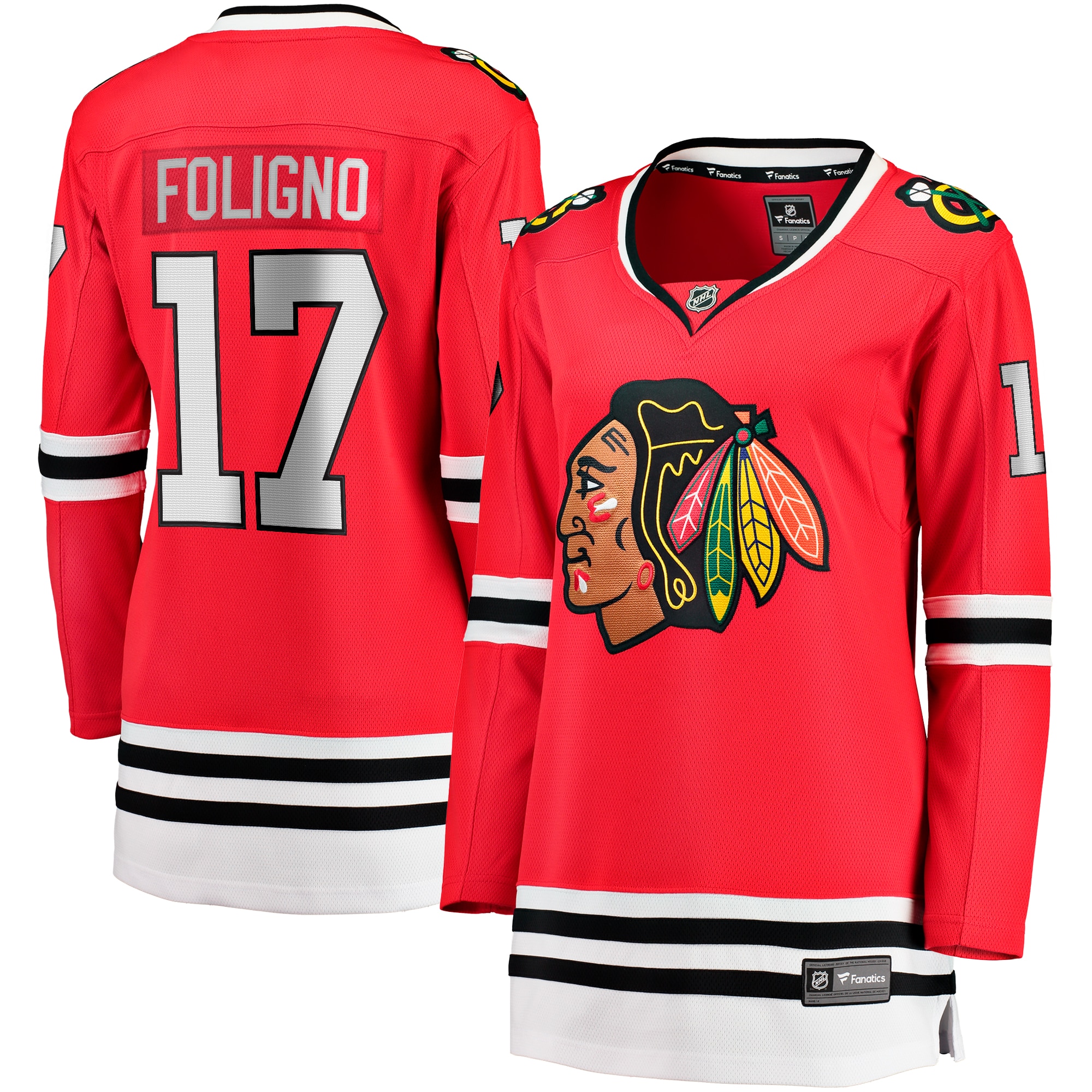 Nick Foligno Chicago Blackhawks Home Breakaway Player Jersey Red Men