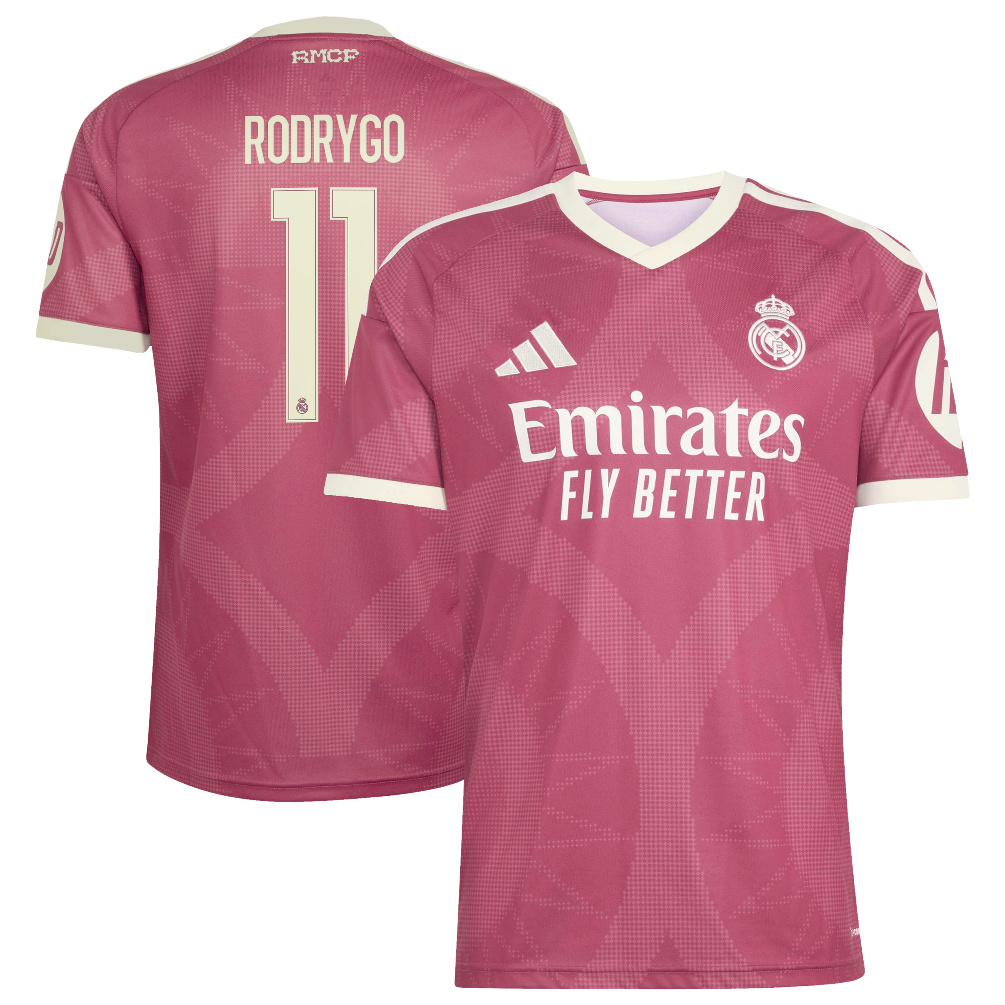 Rodrygo Real Madrid 2026/27 Third Replica Jersey Pink