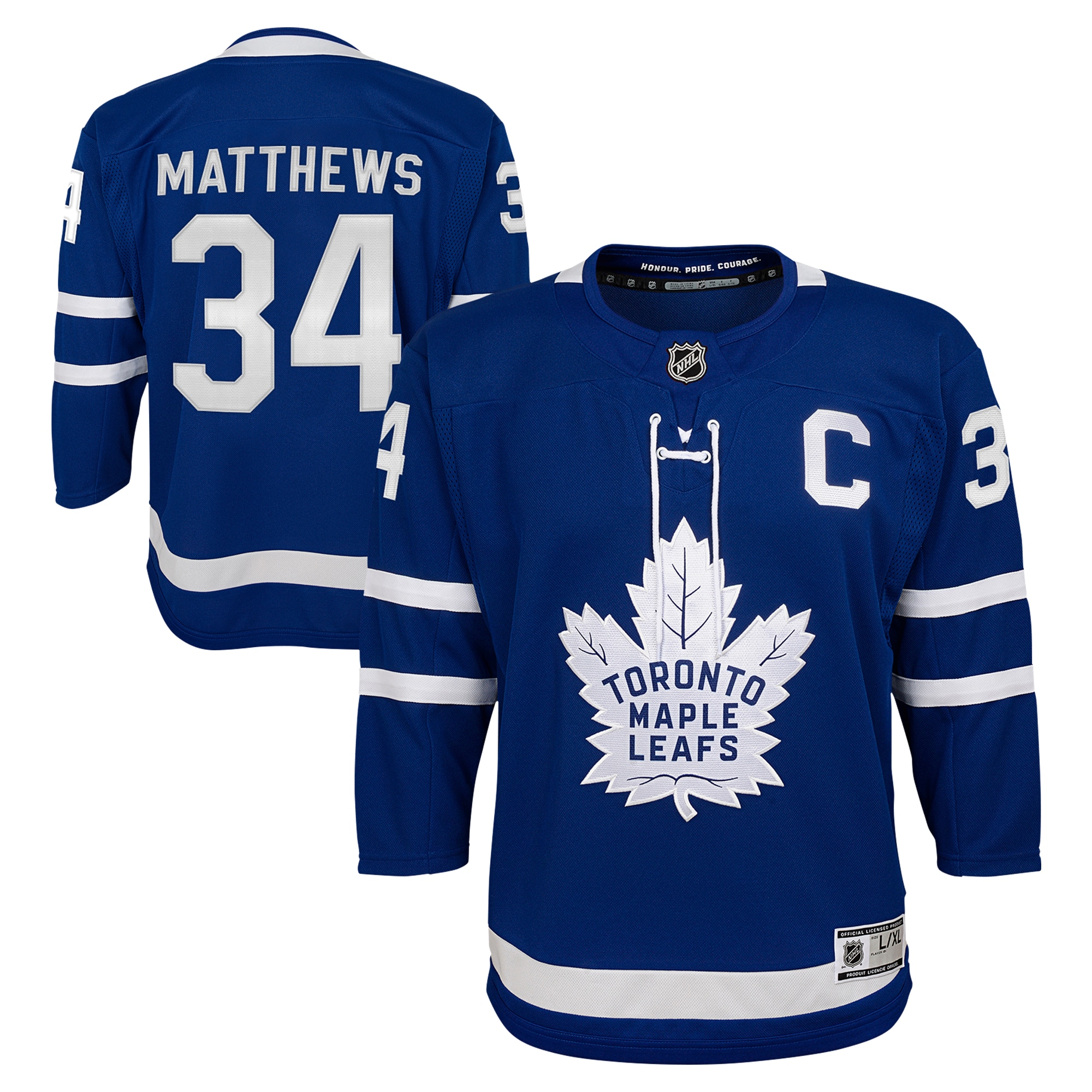 Auston Matthews Toronto Maple Leafs Home Premier Player Jersey Blue Men
