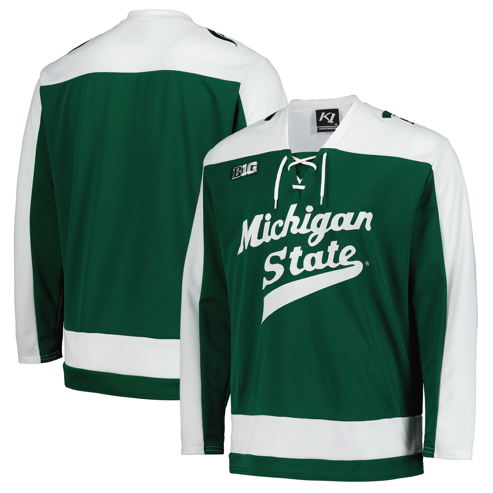 Michigan State Spartans Replica Hockey Jersey Green