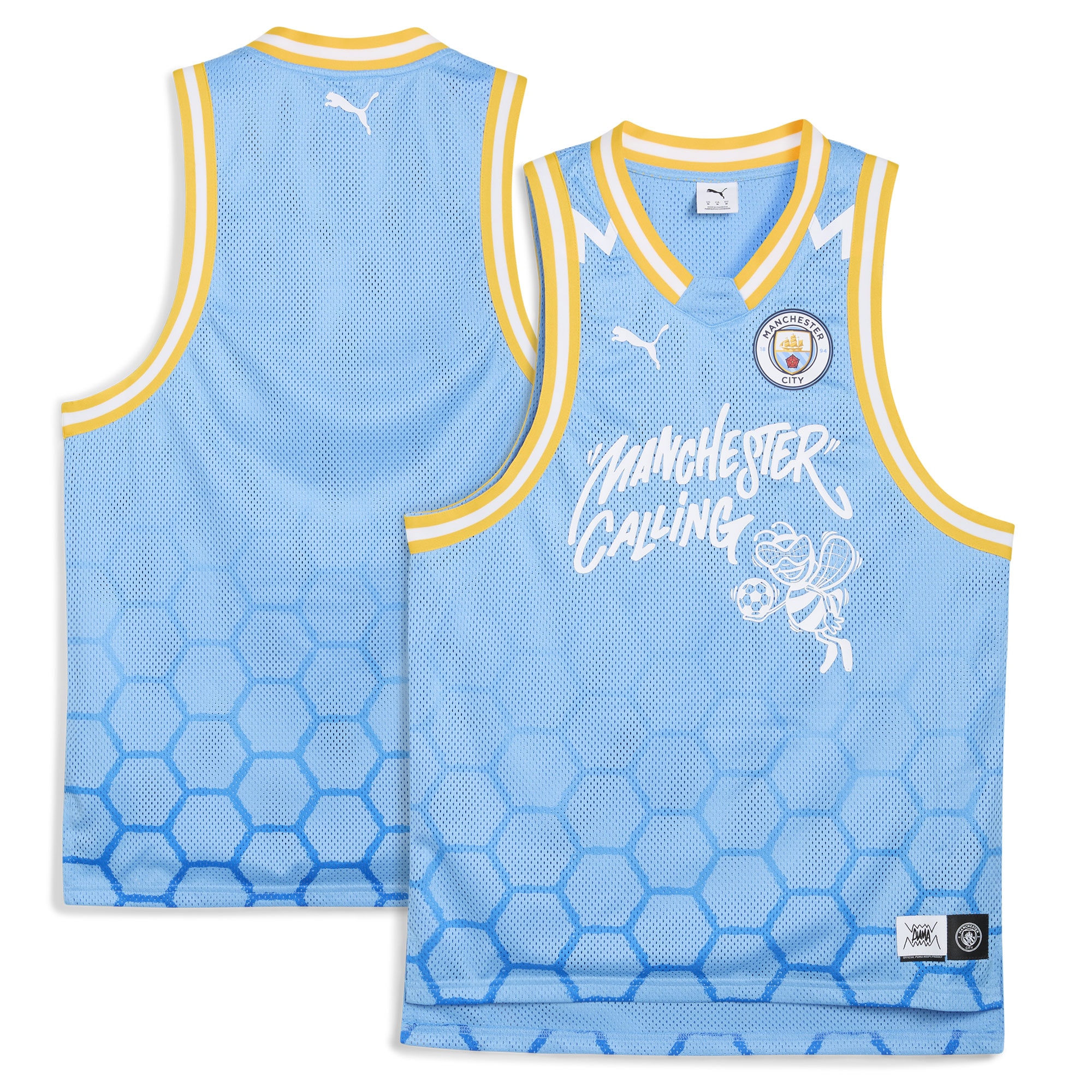 Manchester City 2025 Fifa Club World Cup Drycell Basketball Jersey Light Blue