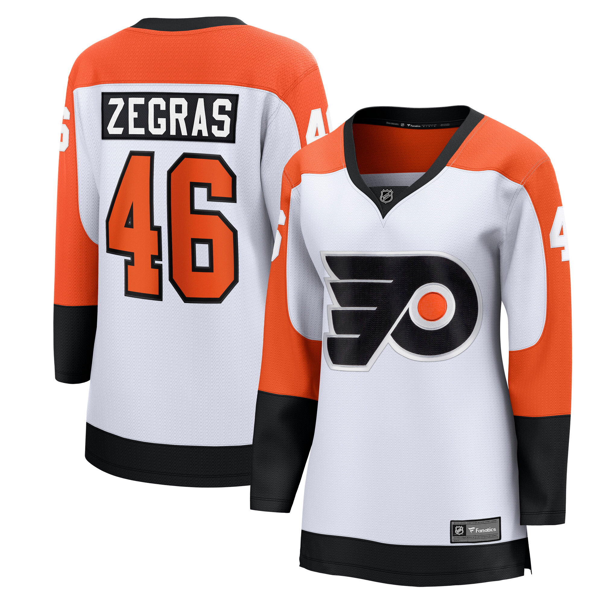 Trevor Zegras Philadelphia Flyers Breakaway Jersey White Men