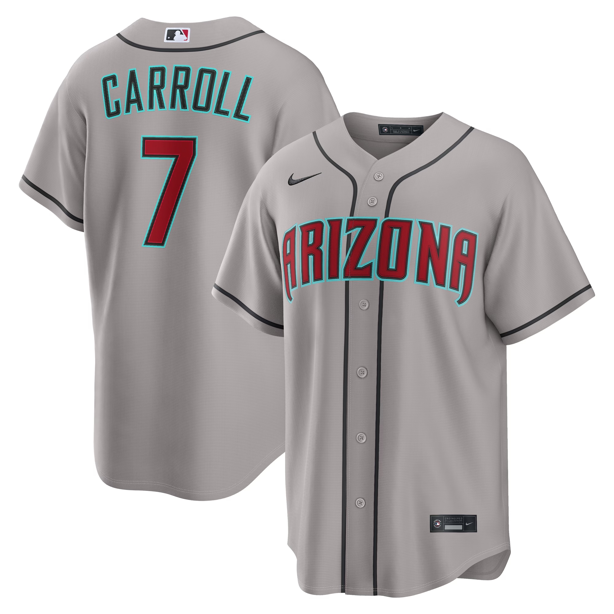 Corbin Carroll Arizona Diamondbacks Road Replica Jersey Gray