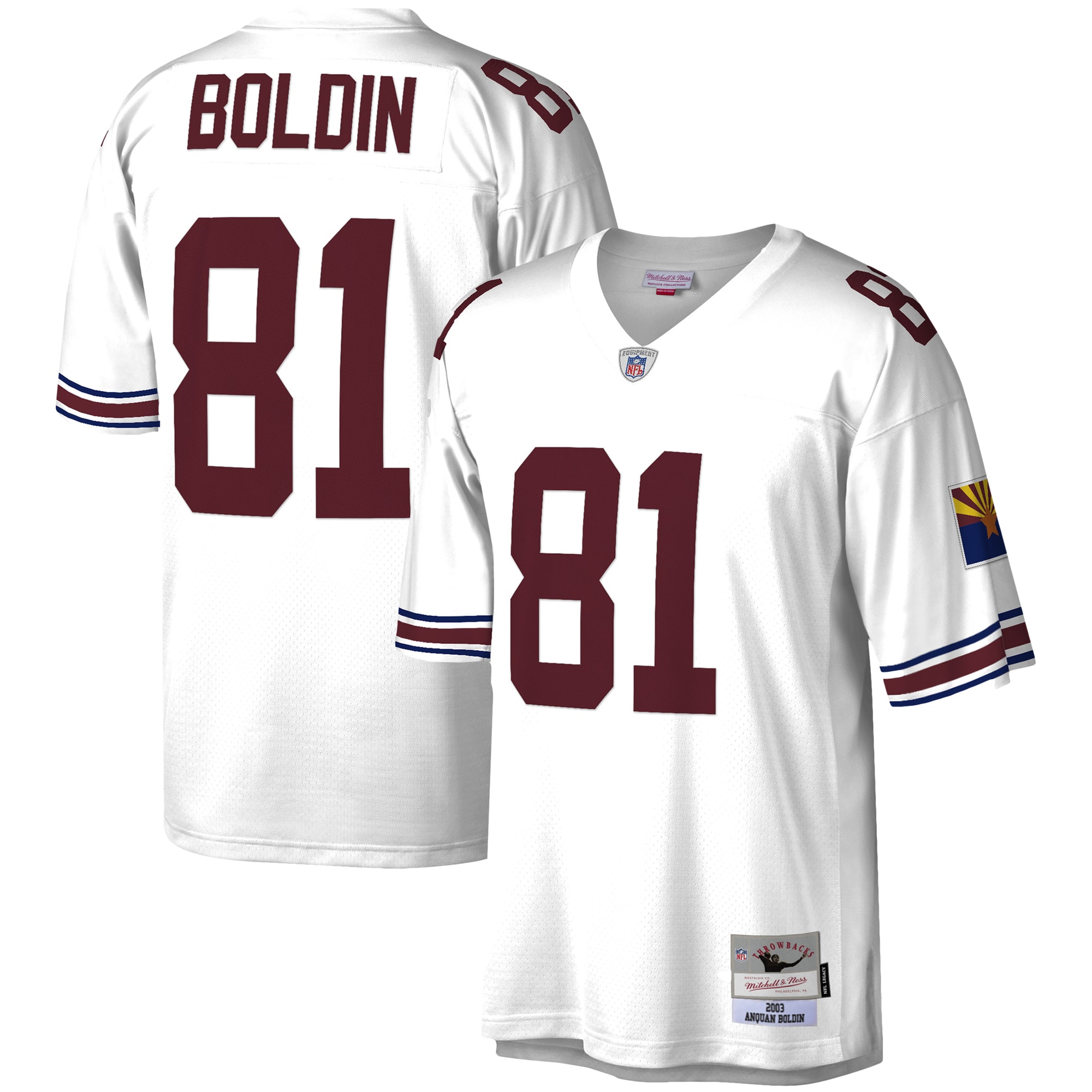Anquan Boldin Arizona Cardinals Mitchell Ness Legacy Replica Jersey White