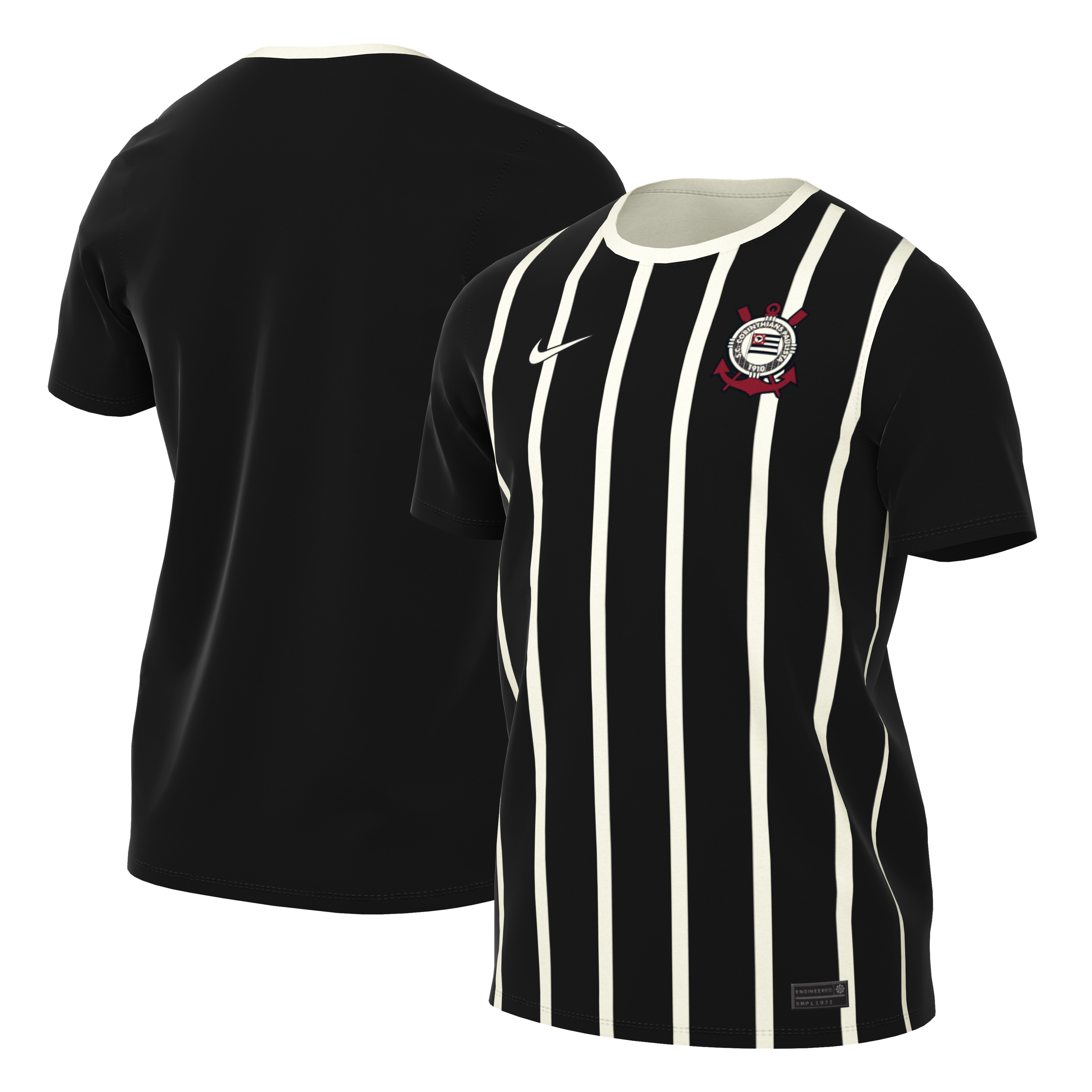 Corinthians 2026 Home Replica Jersey Black