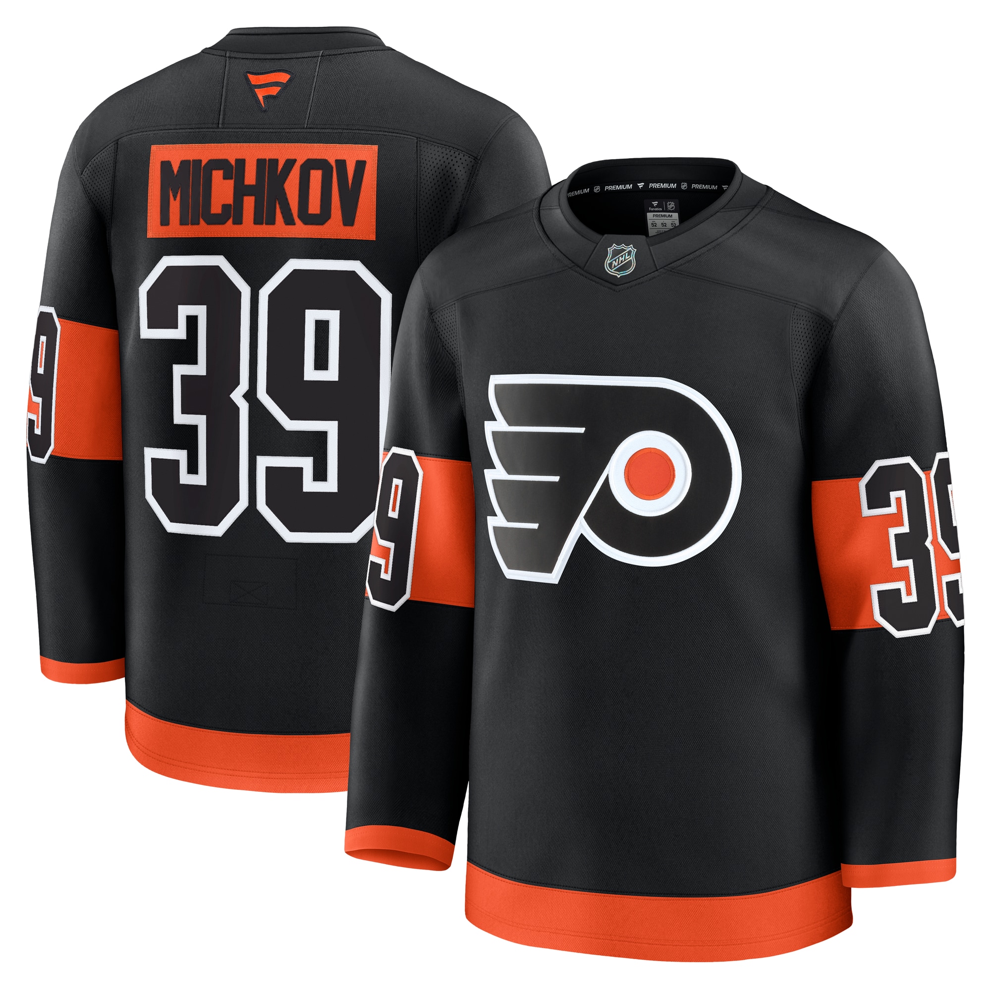 Matvei Michkov Philadelphia Flyers Alternate Premium Jersey Black
