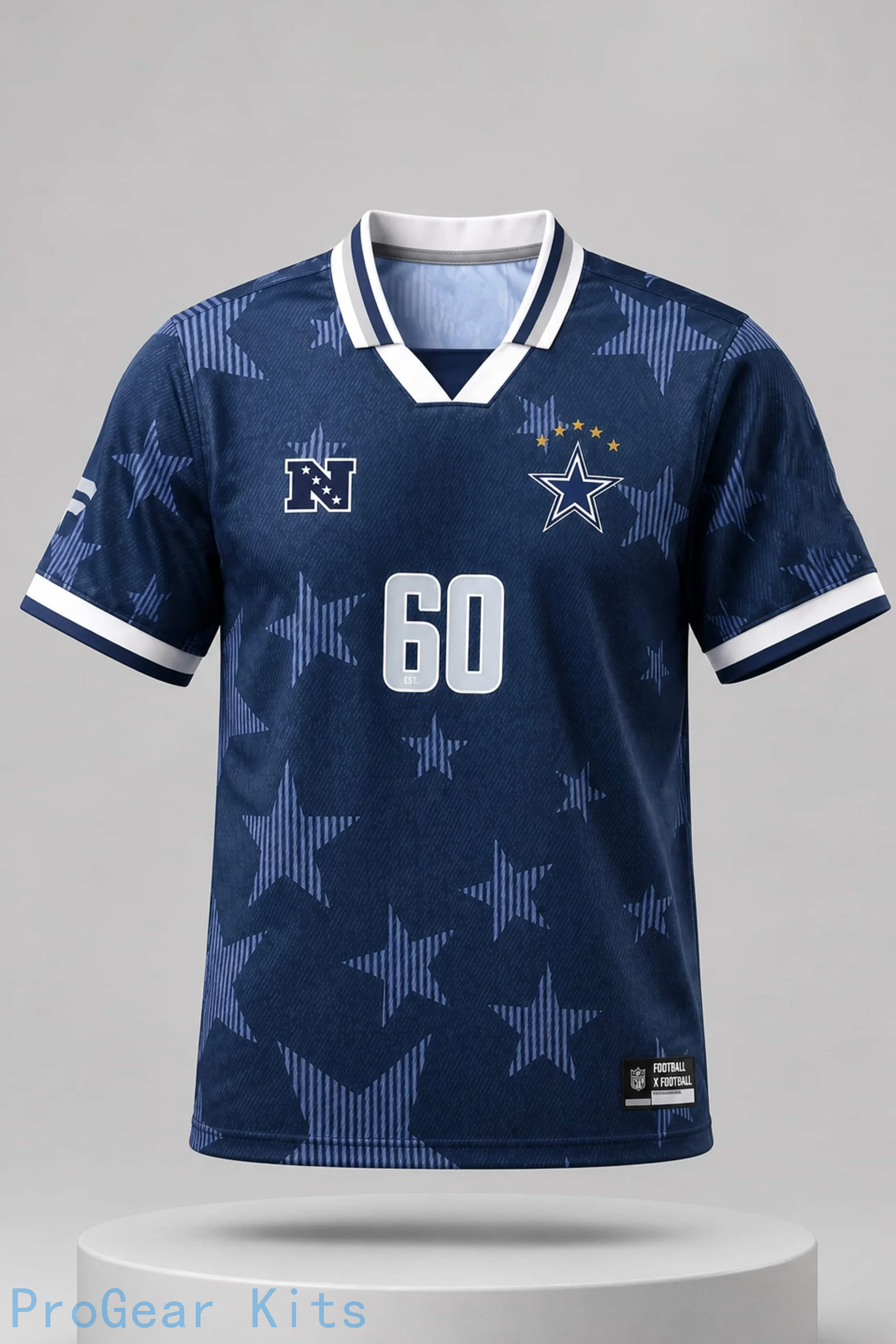 Dallas Cowboys Football Collared NFL Jersey