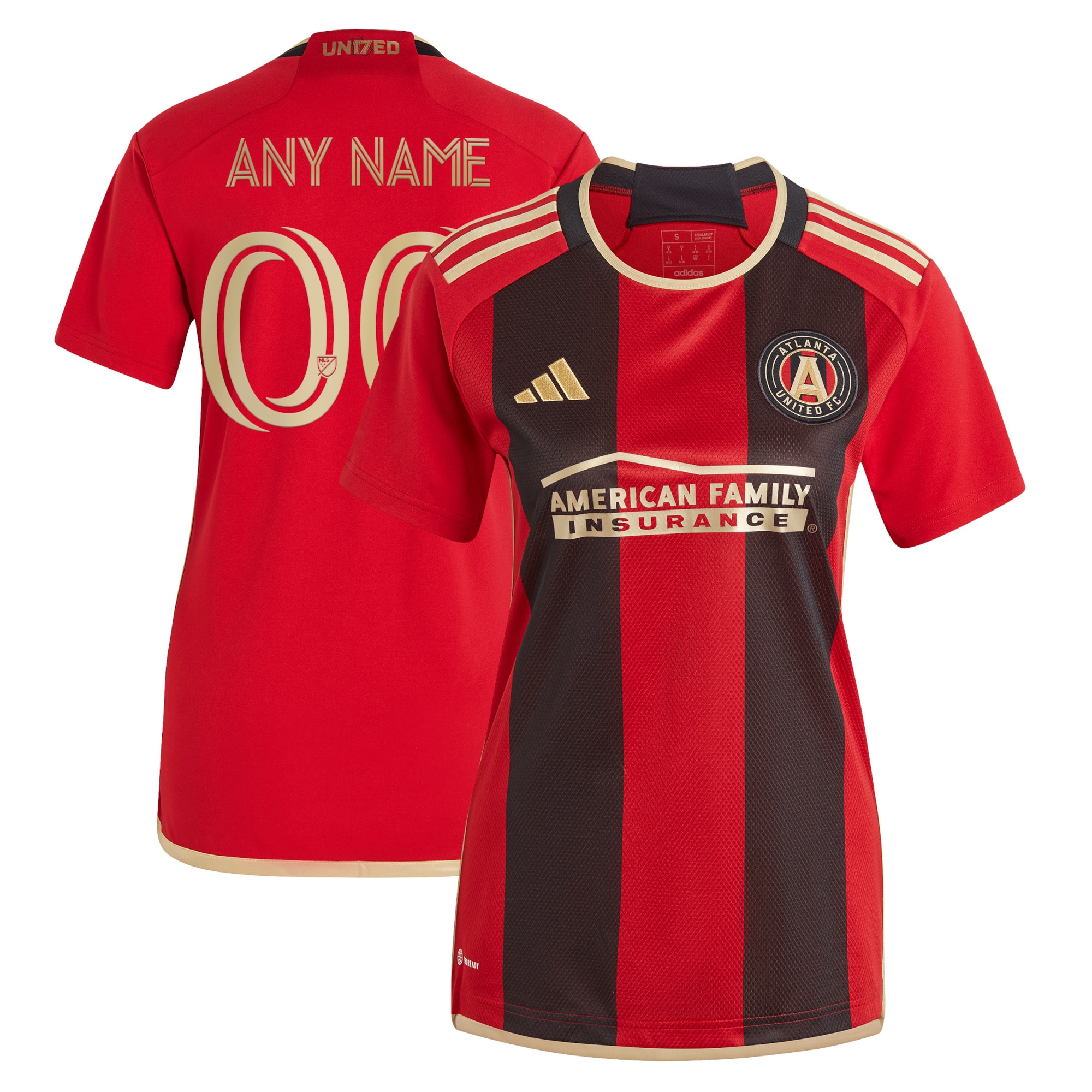 Atlanta United Fc Women S 2023 The 17s Kit Replica Custom Jersey Black
