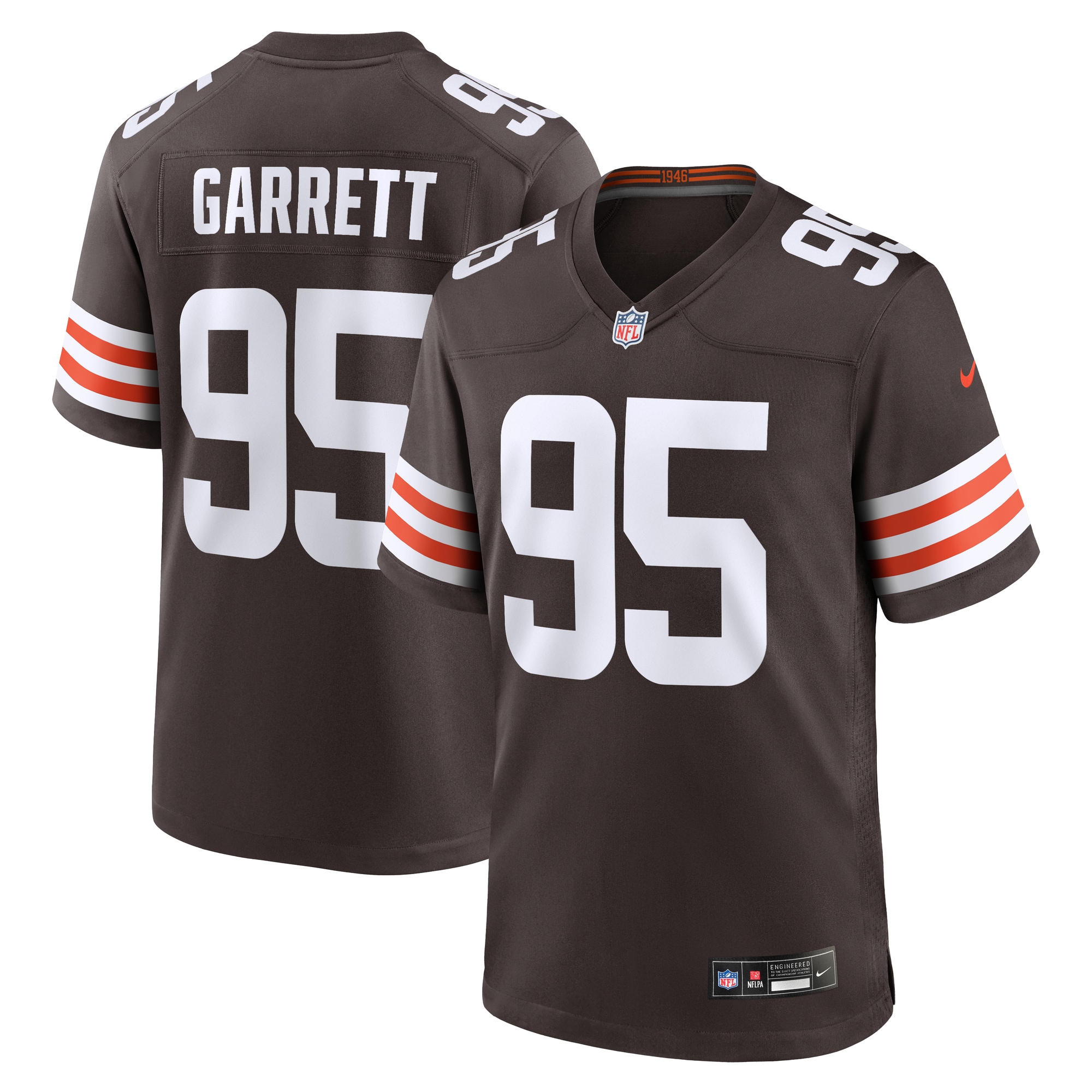 Myles Garrett Cleveland Browns Team Game Jersey Brown