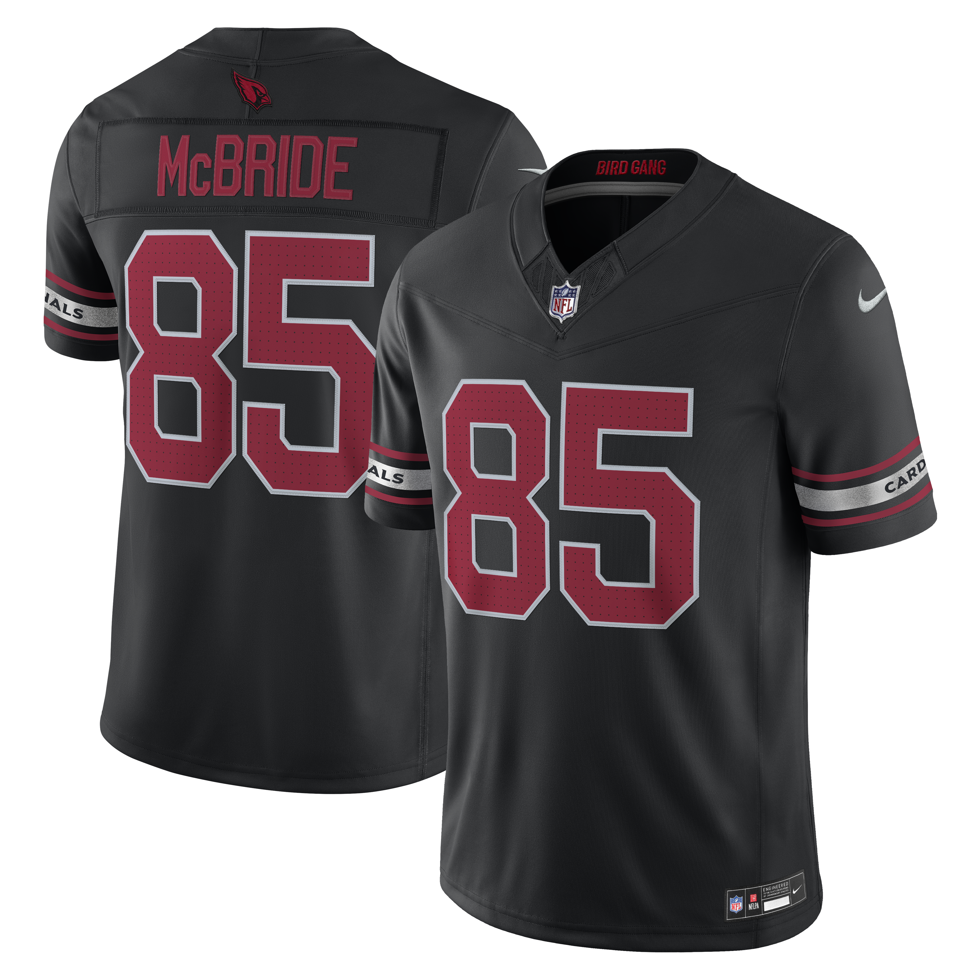 Trey Mcbride Arizona Cardinals Alternate Vapor F U S E Stitched Limited Jersey Black