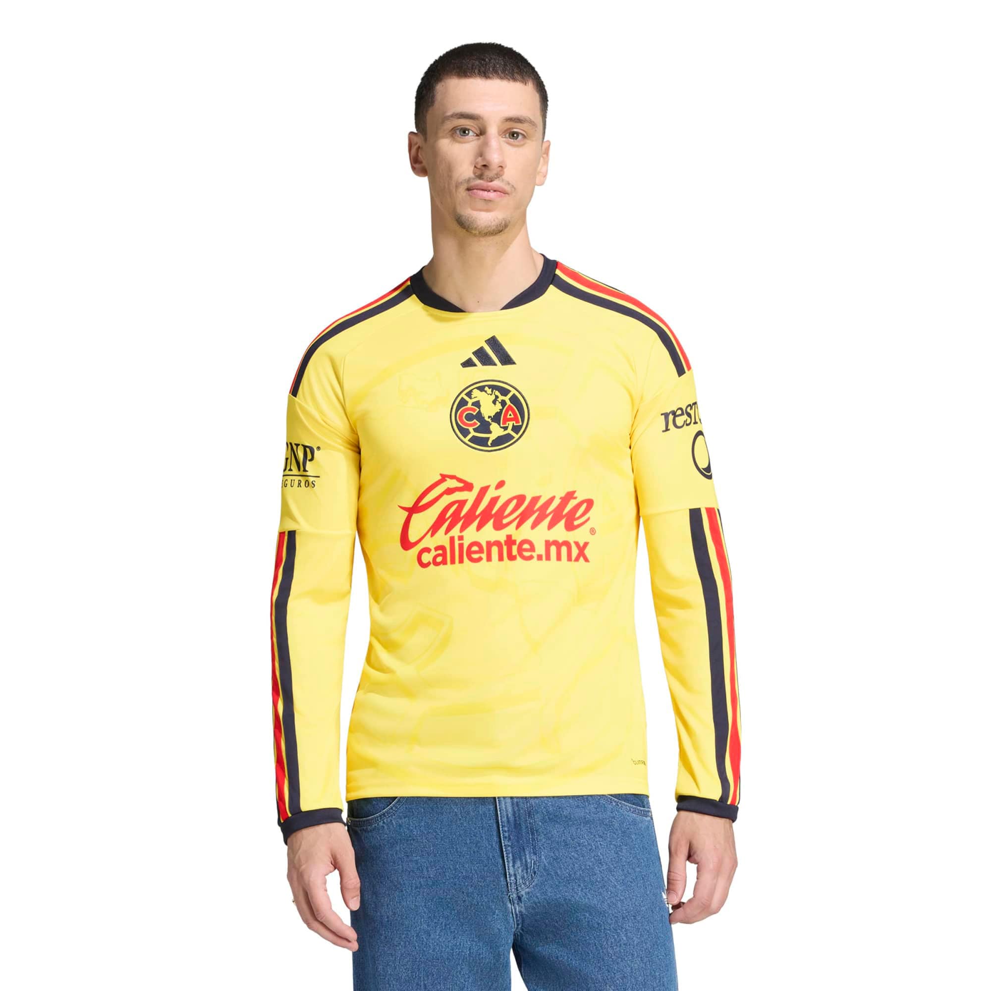 Club America 2026/27 Home Replica Long Sleeve Jersey Black
