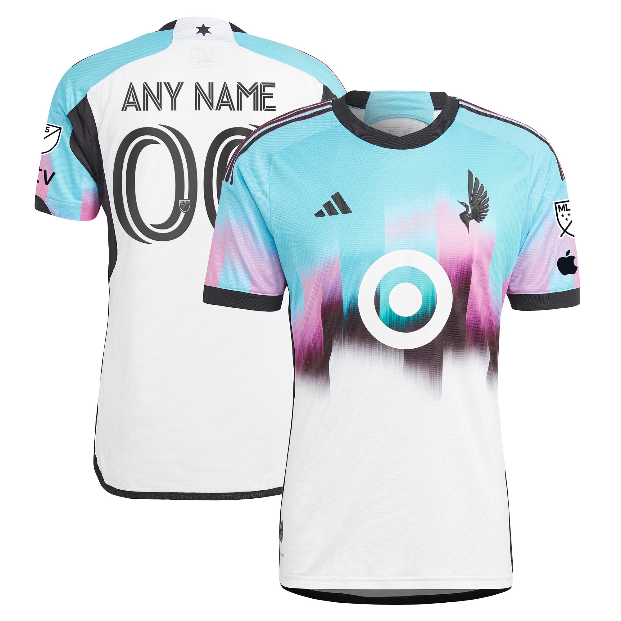 Minnesota United Fc 2023 The Northern Lights Kit Custom Jersey White