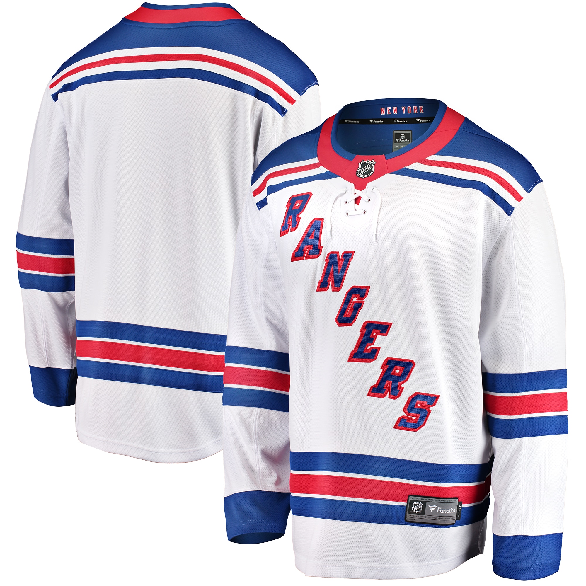 New York Rangers Breakaway Away Jersey White