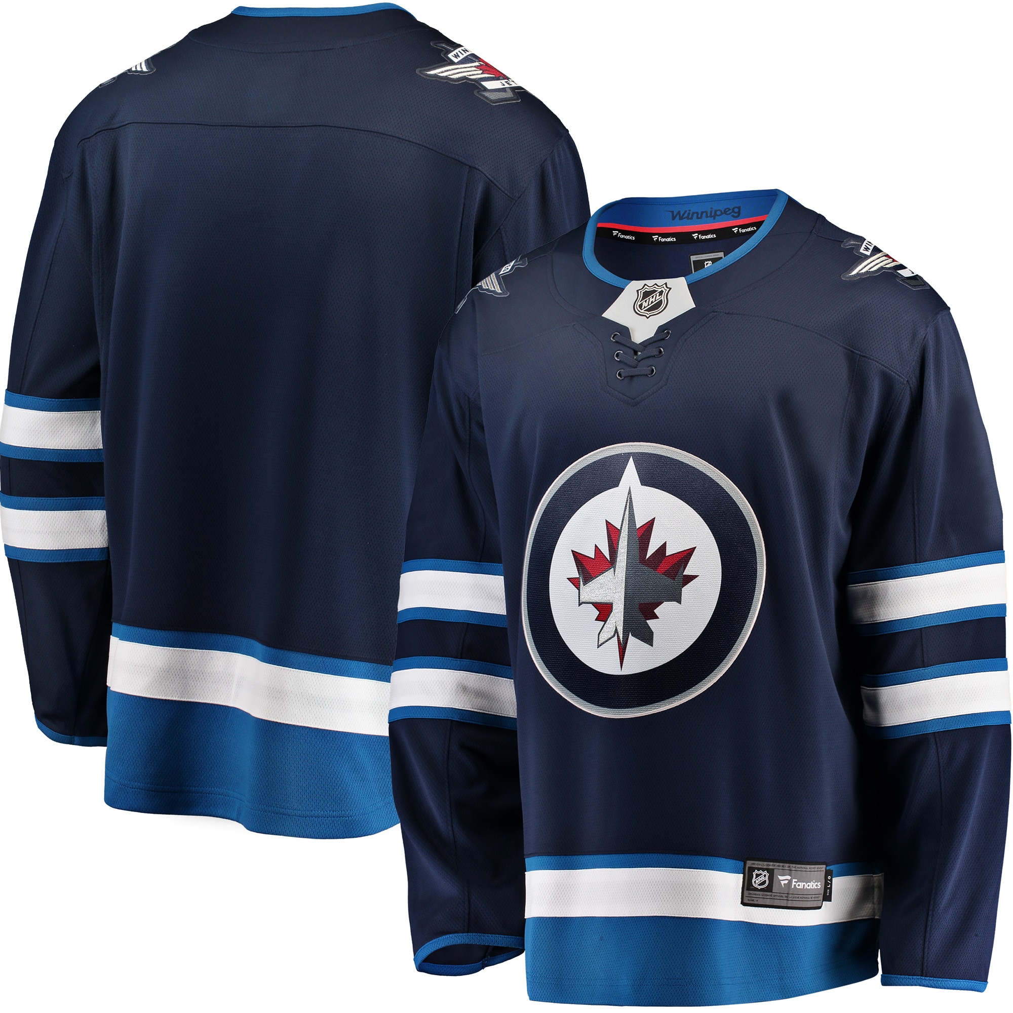 Winnipeg Jets Breakaway Home Jersey Blue