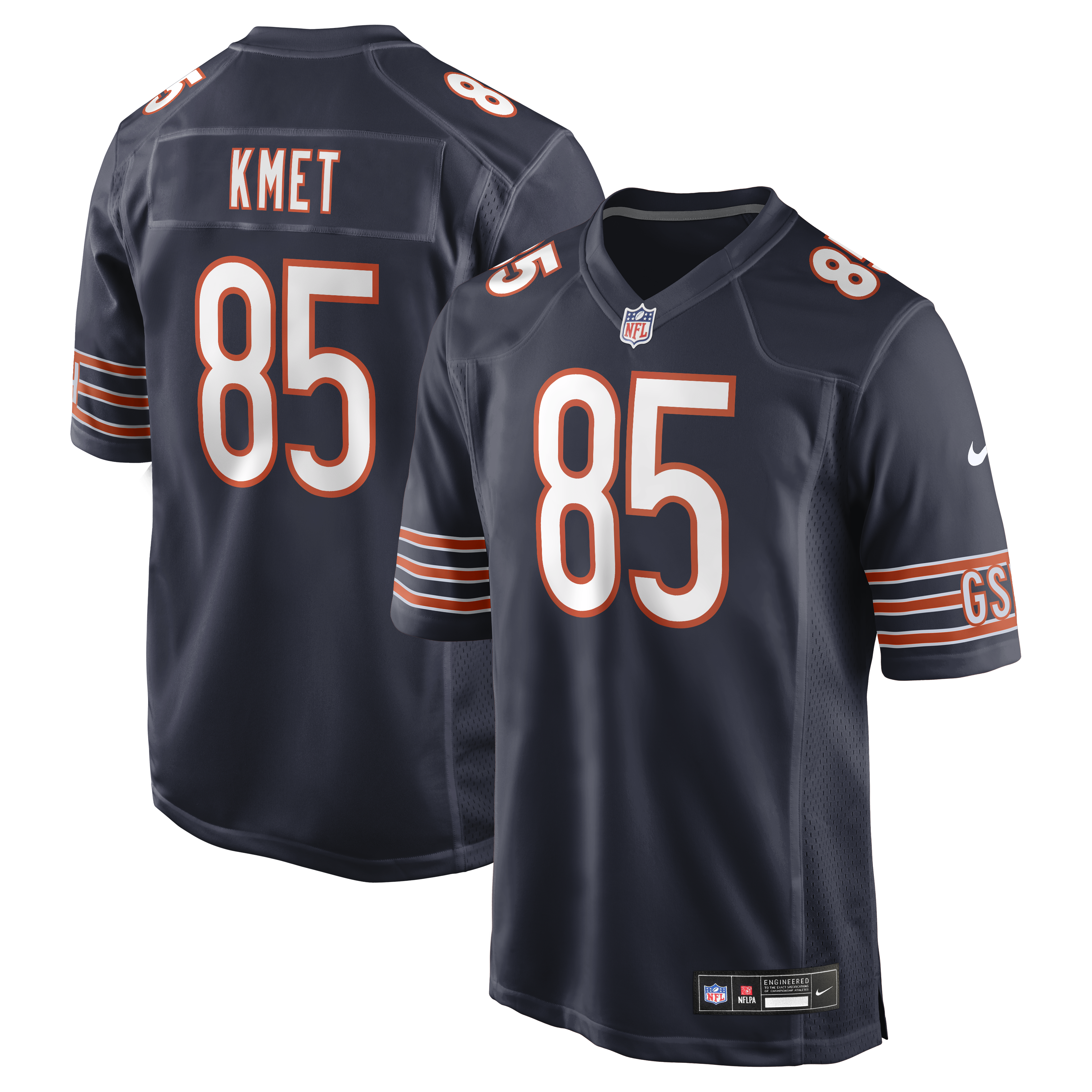 Cole Kmet Chicago Bears Player Game Jersey Navy